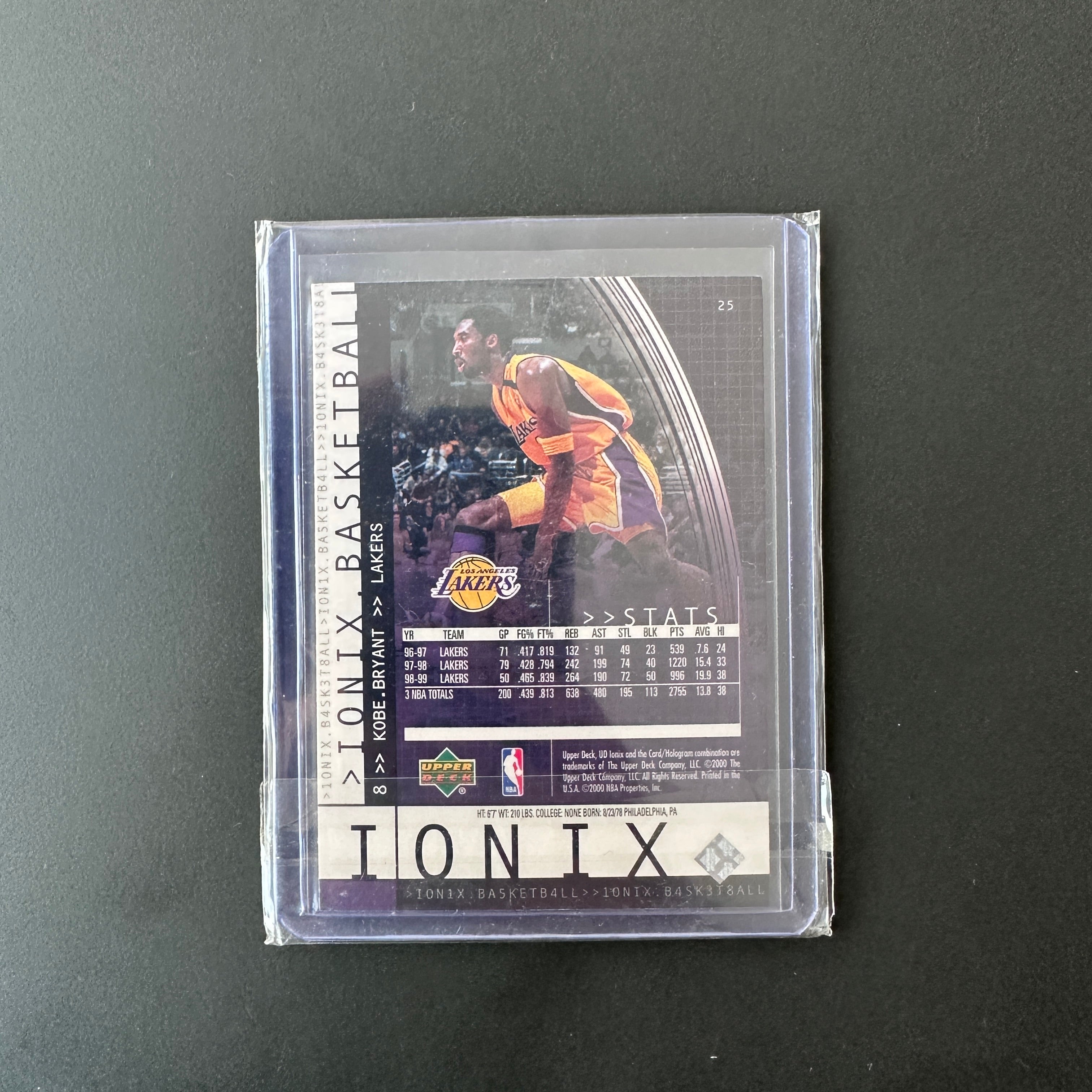Kobe Bryant Upper Deck 2000- Ionix