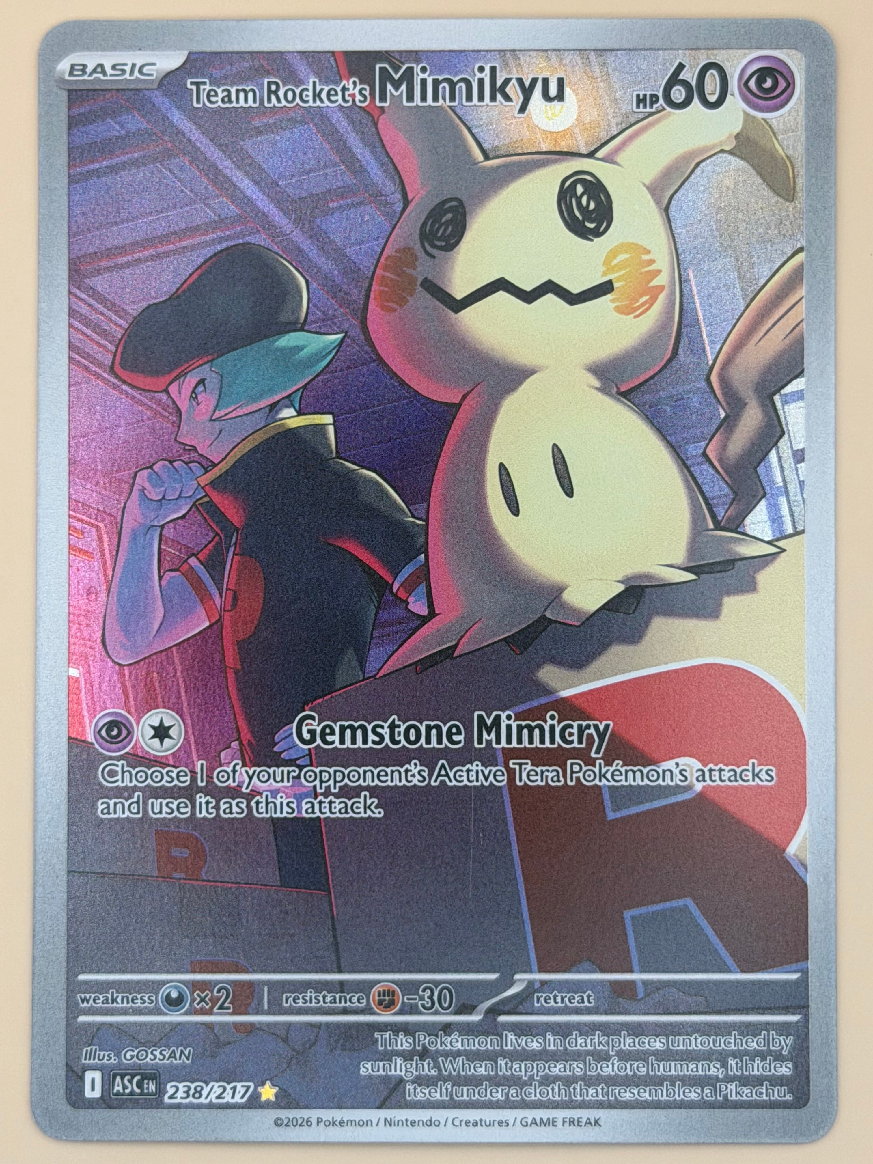 238/217 Team Rocket's Mimikyu - Ascended Heroes