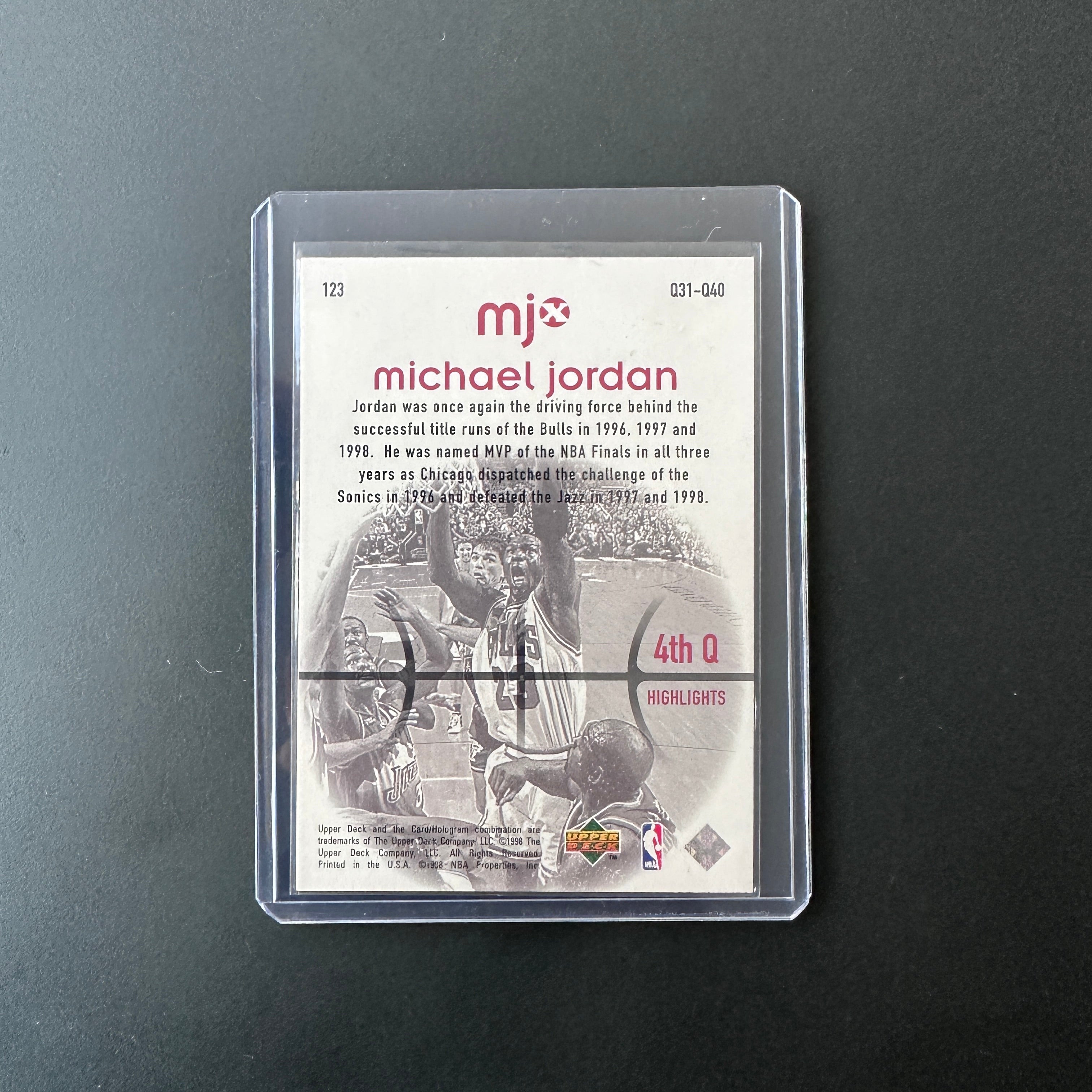 Michael Jordan  Upper  Deck 1998
