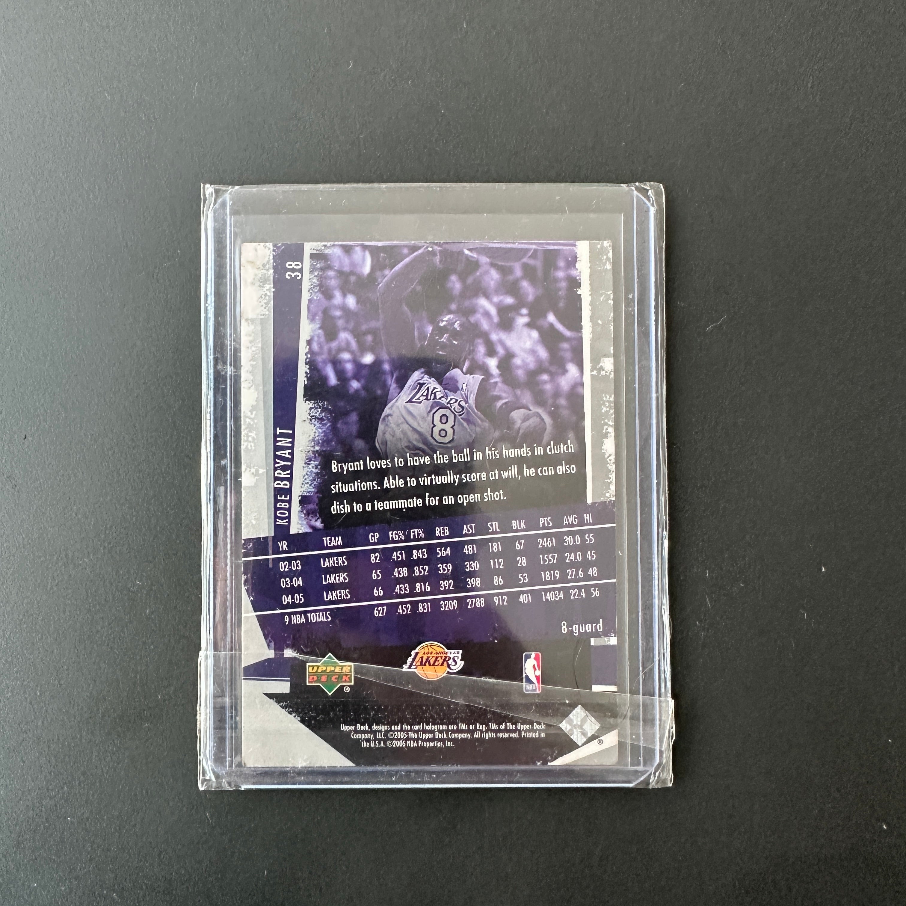 Kobe Bryant  Upper Deck Slam  2005