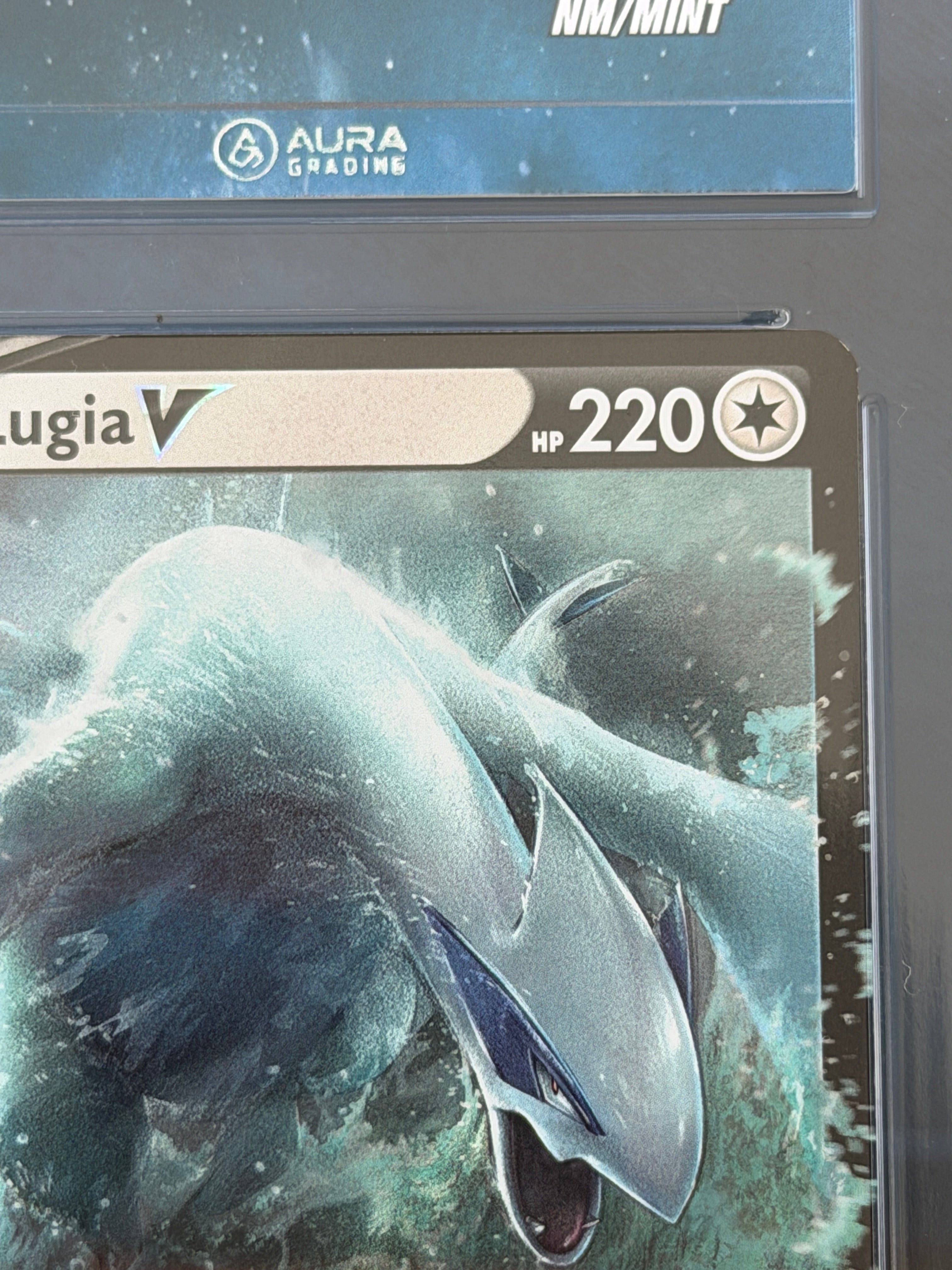 Aura Grading 8 - Lugia V #138 (Prize Pack) - Silver Tempest