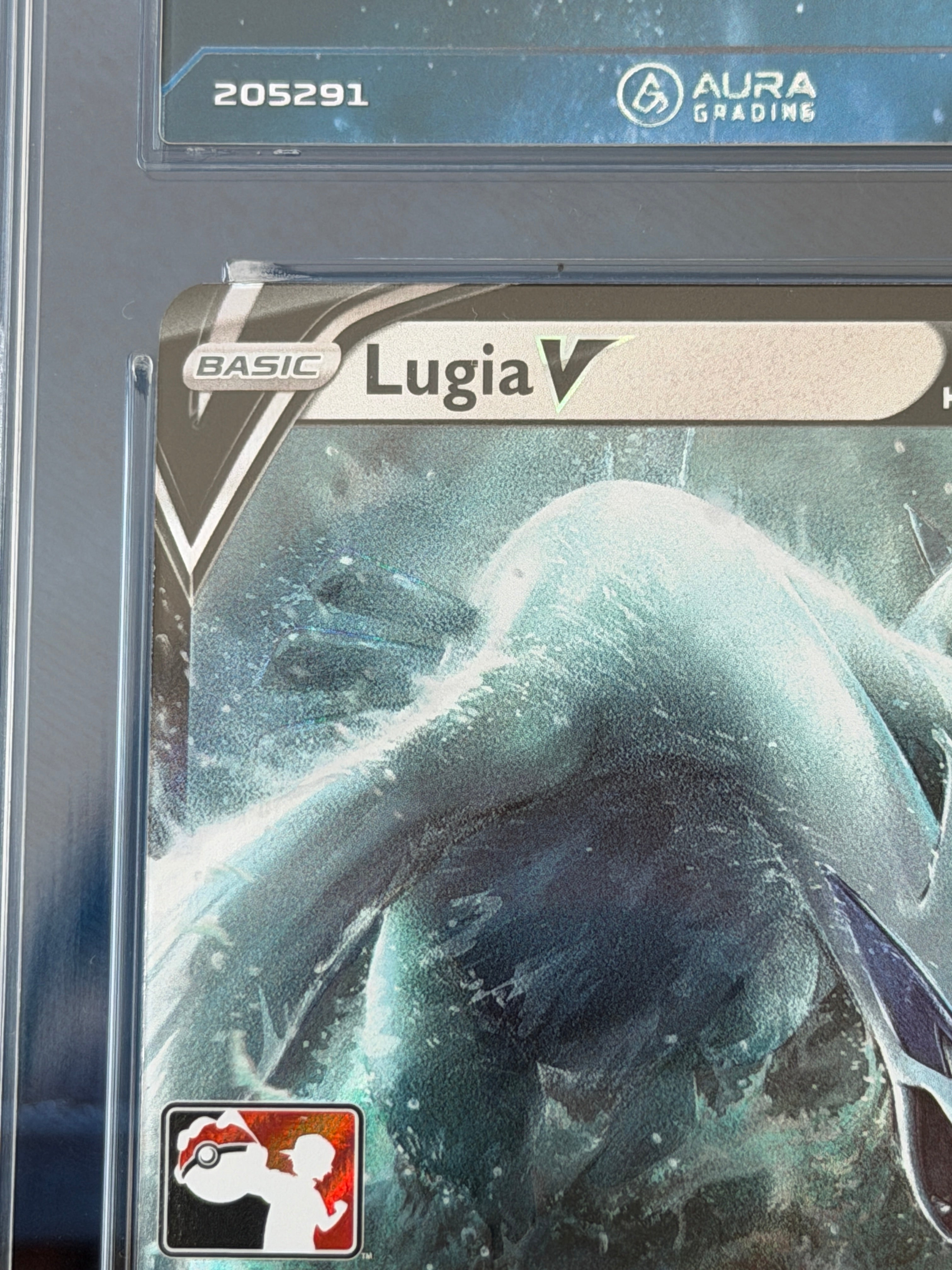 Aura Grading 8 - Lugia V #138 (Prize Pack) - Silver Tempest