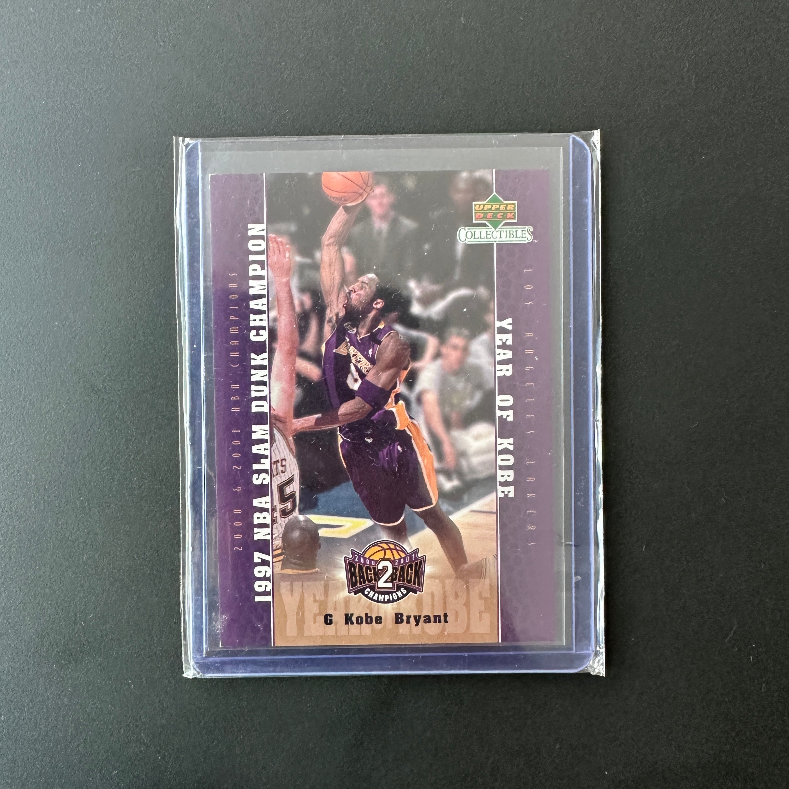 Kobe Bryant Upper Deck Collectibles Back 2 Back 2001