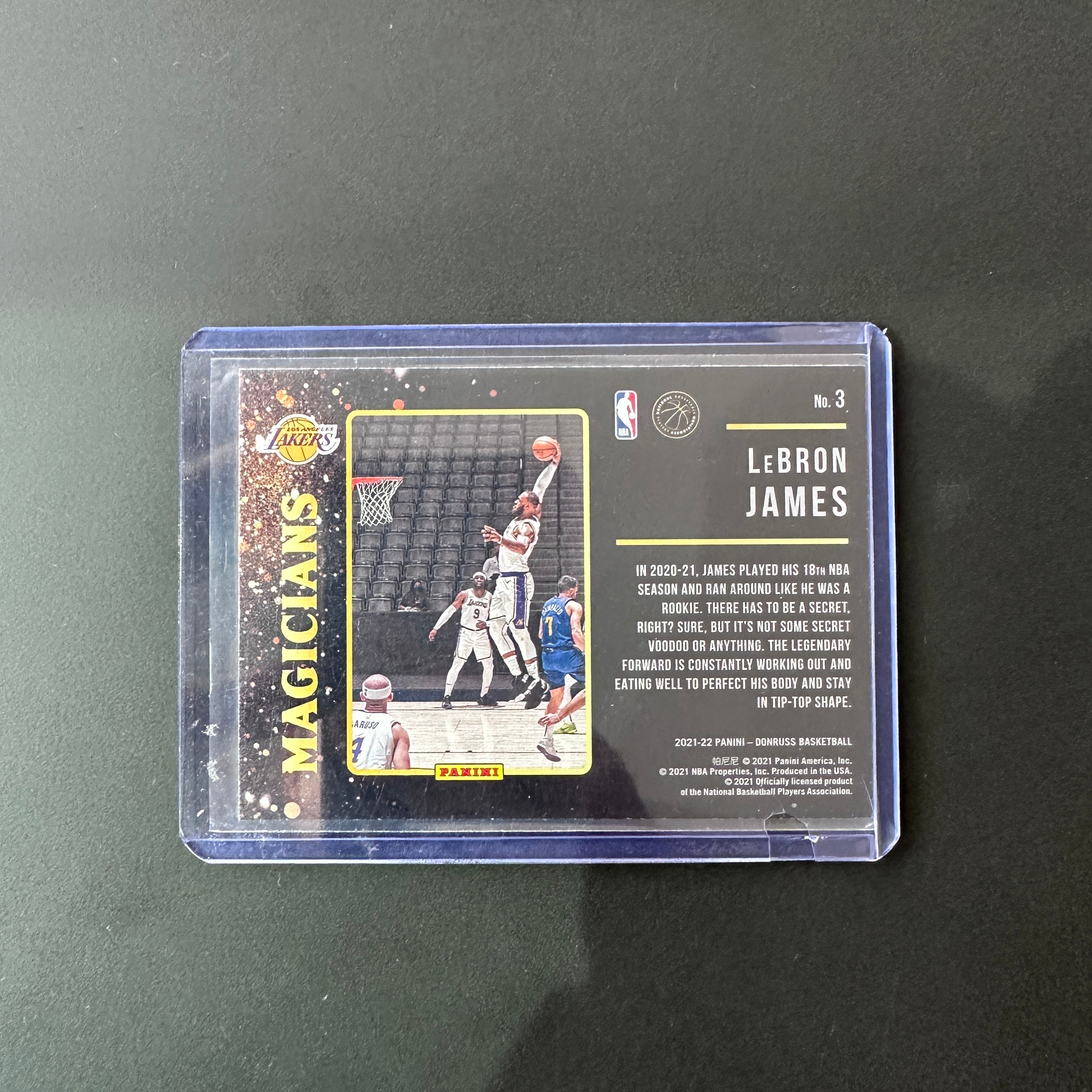 Lebron James Donruss Panini Magician  2021