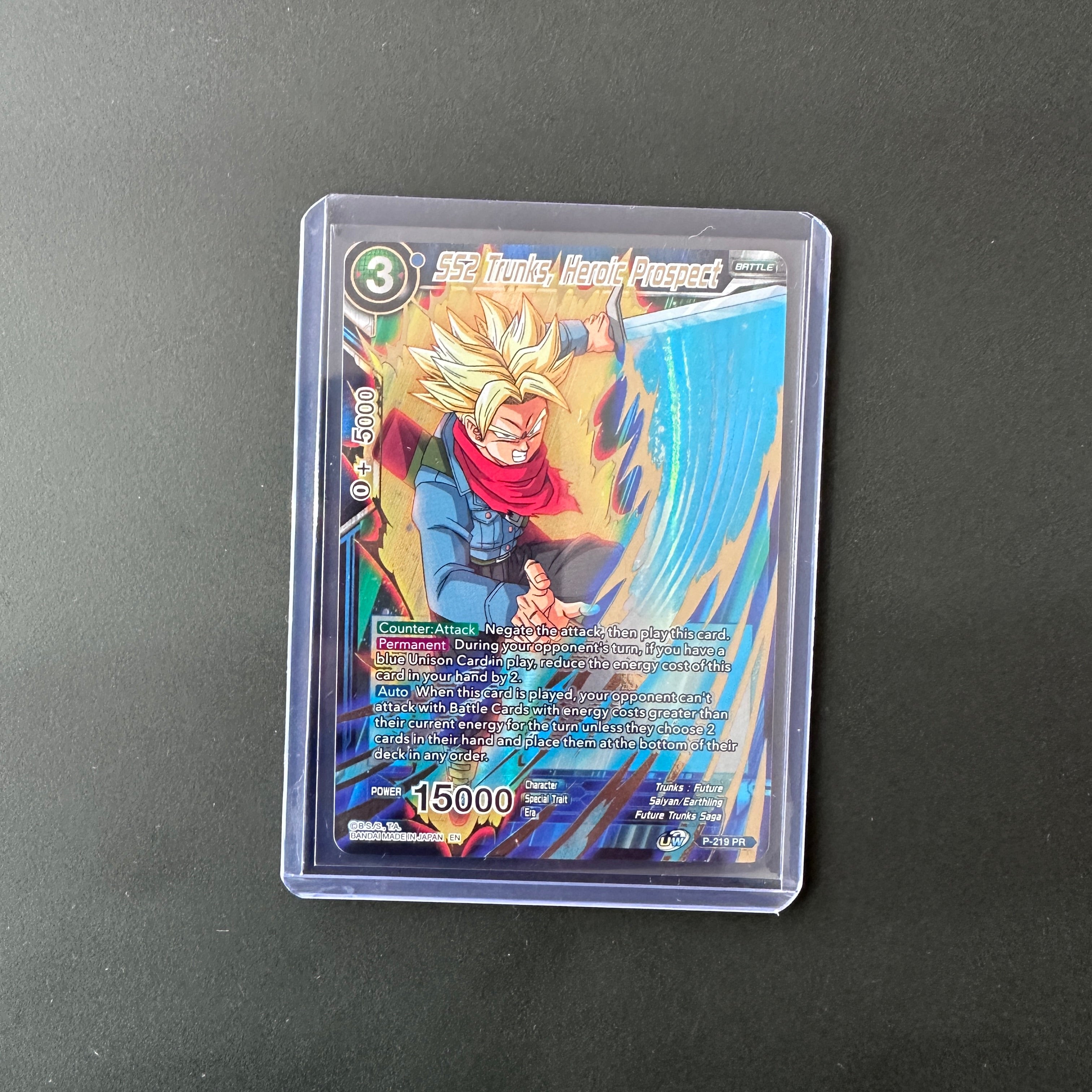 SS2 Trunks, Heroic Prospect  Mythic Booster Rare P-219