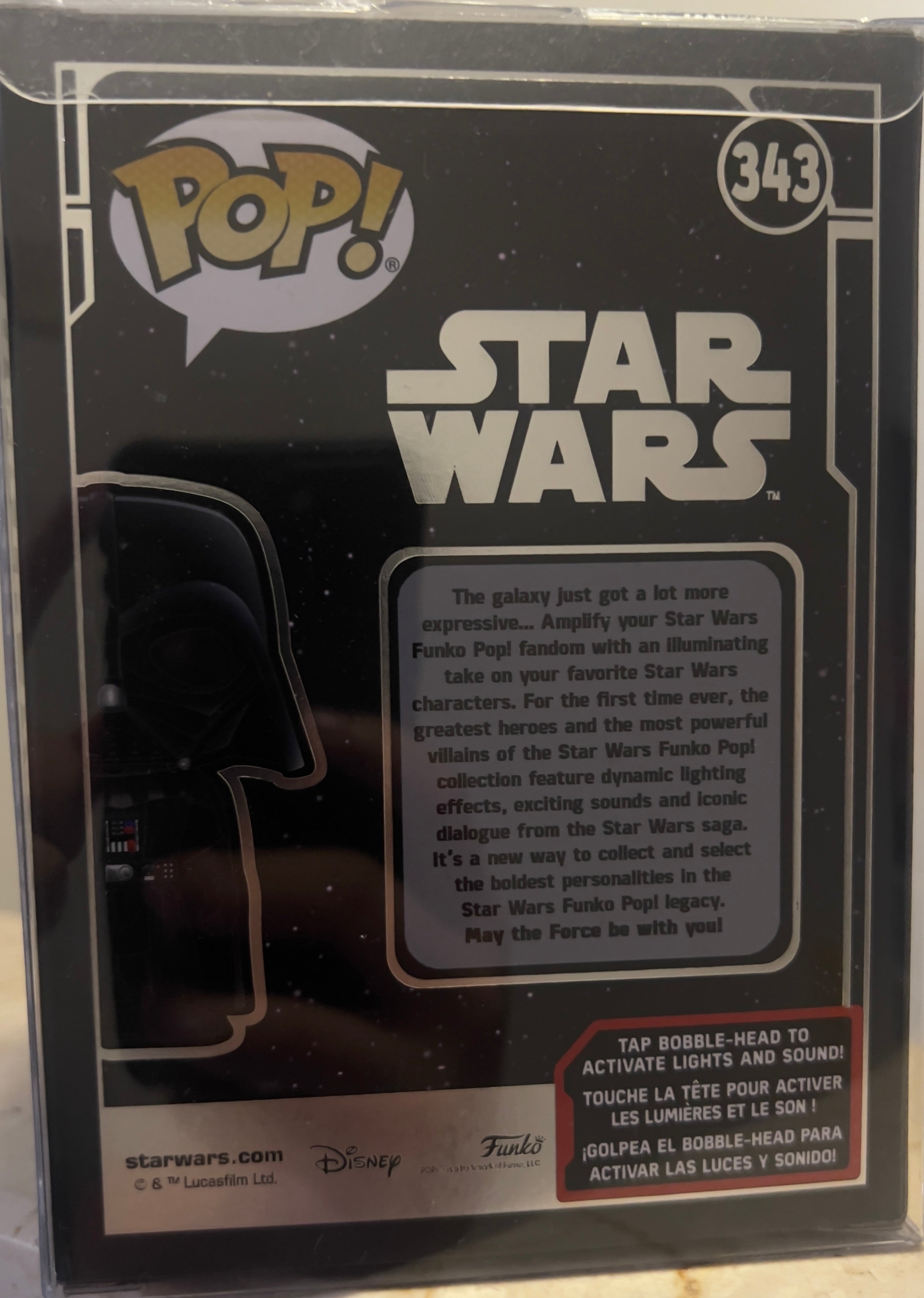 Funko Pop Star Wars: Darth Vader Lights & Sound