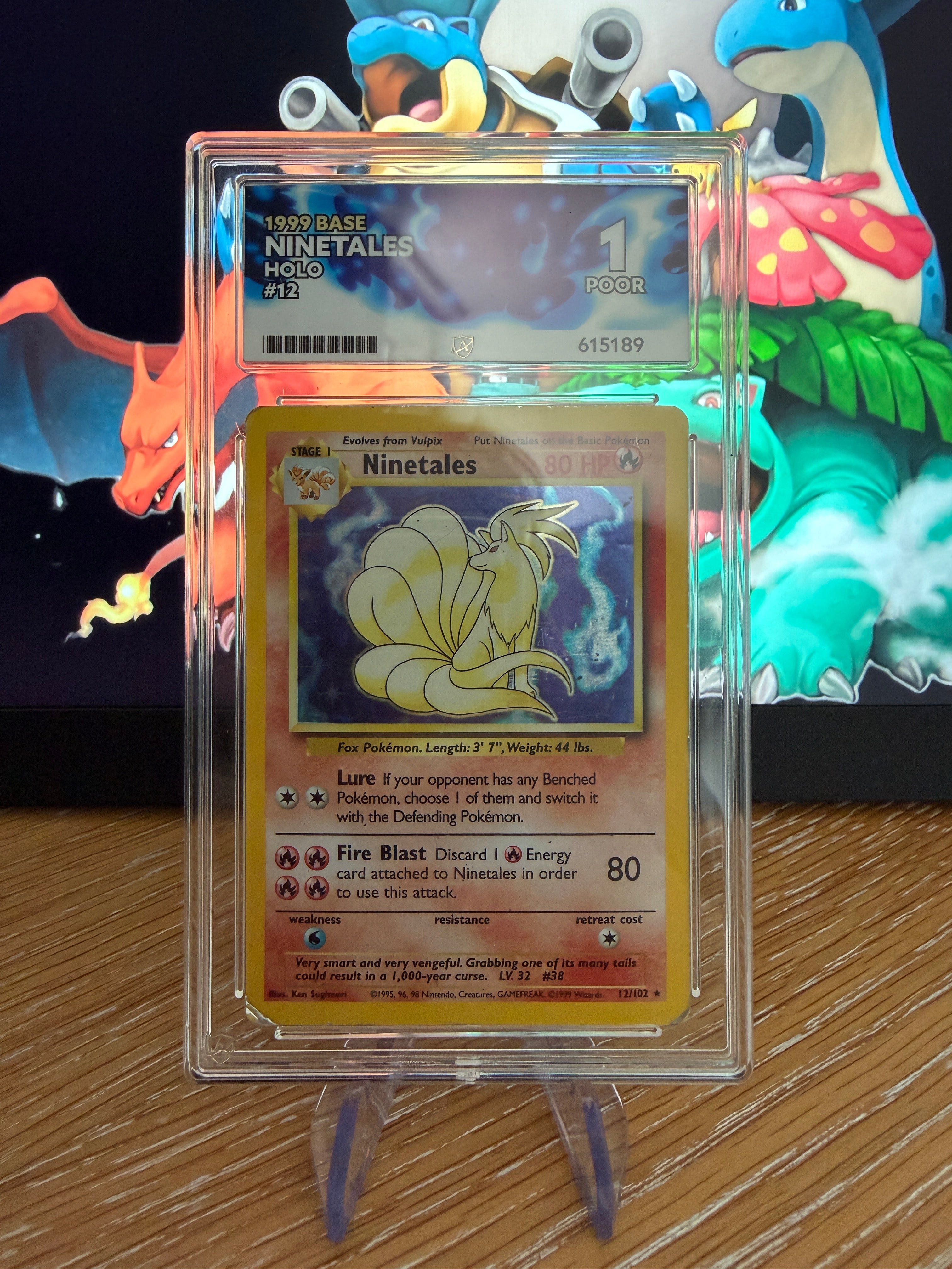 ACE 1 - 1999 Ninetales #12 Holo - Base Set