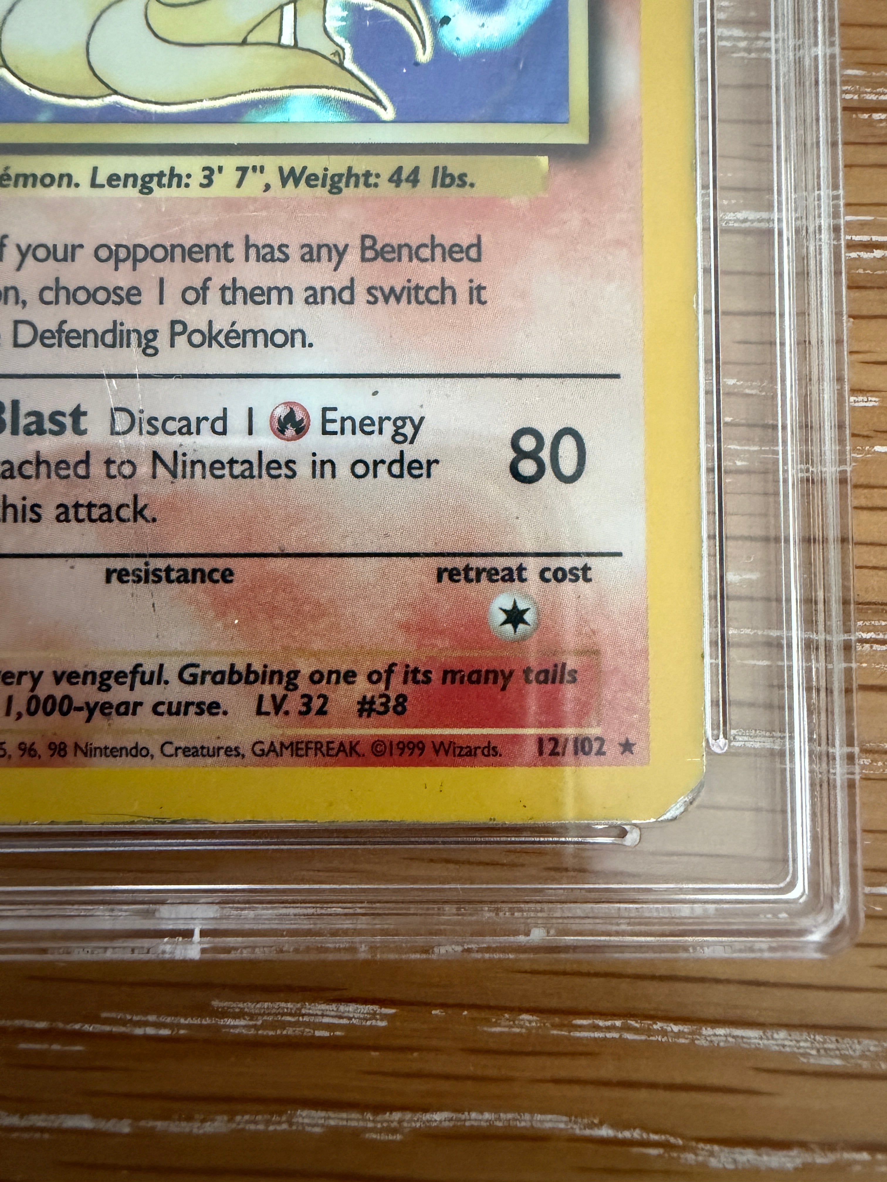 ACE 1 - 1999 Ninetales #12 Holo - Base Set