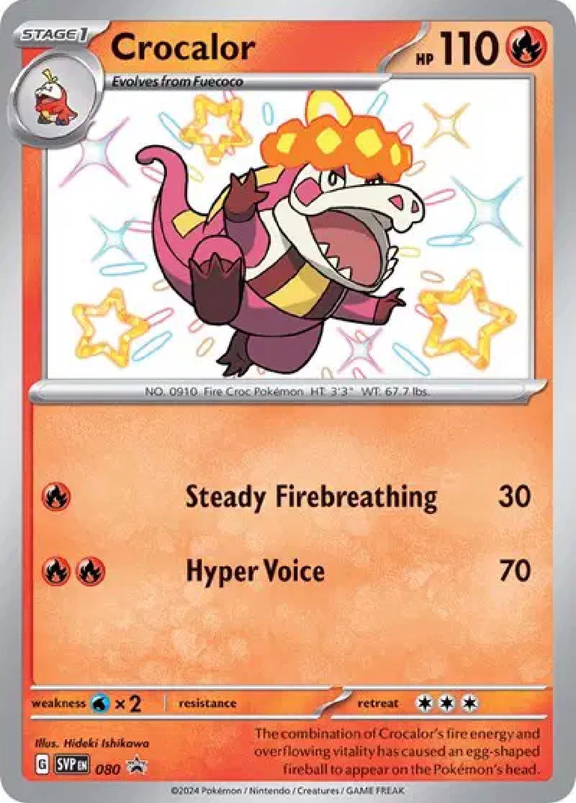 Pokemon Scarlet & Violet Promo: Crocalor 080