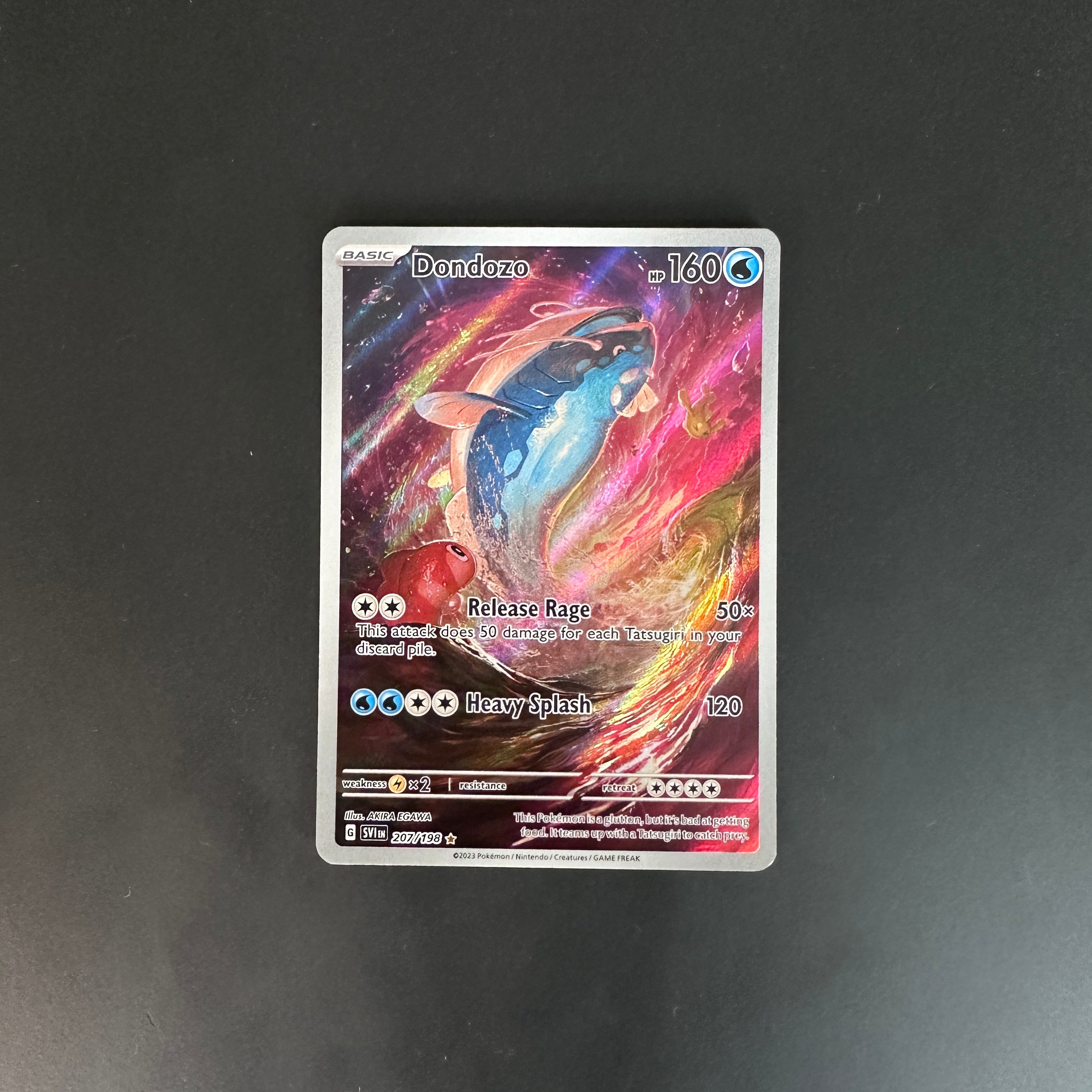 Dondozo Scarlet & Violet Base Set Illustration Rare 207/198