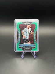 2022 Panini Prizm World Cup Qatar Lionel Messi Green Wave #7 Argentina