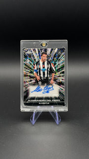 2025-26 Topps Chrome UCL Alessandro Del Piero Black Lazer Auto #BLA-ADP Juventus