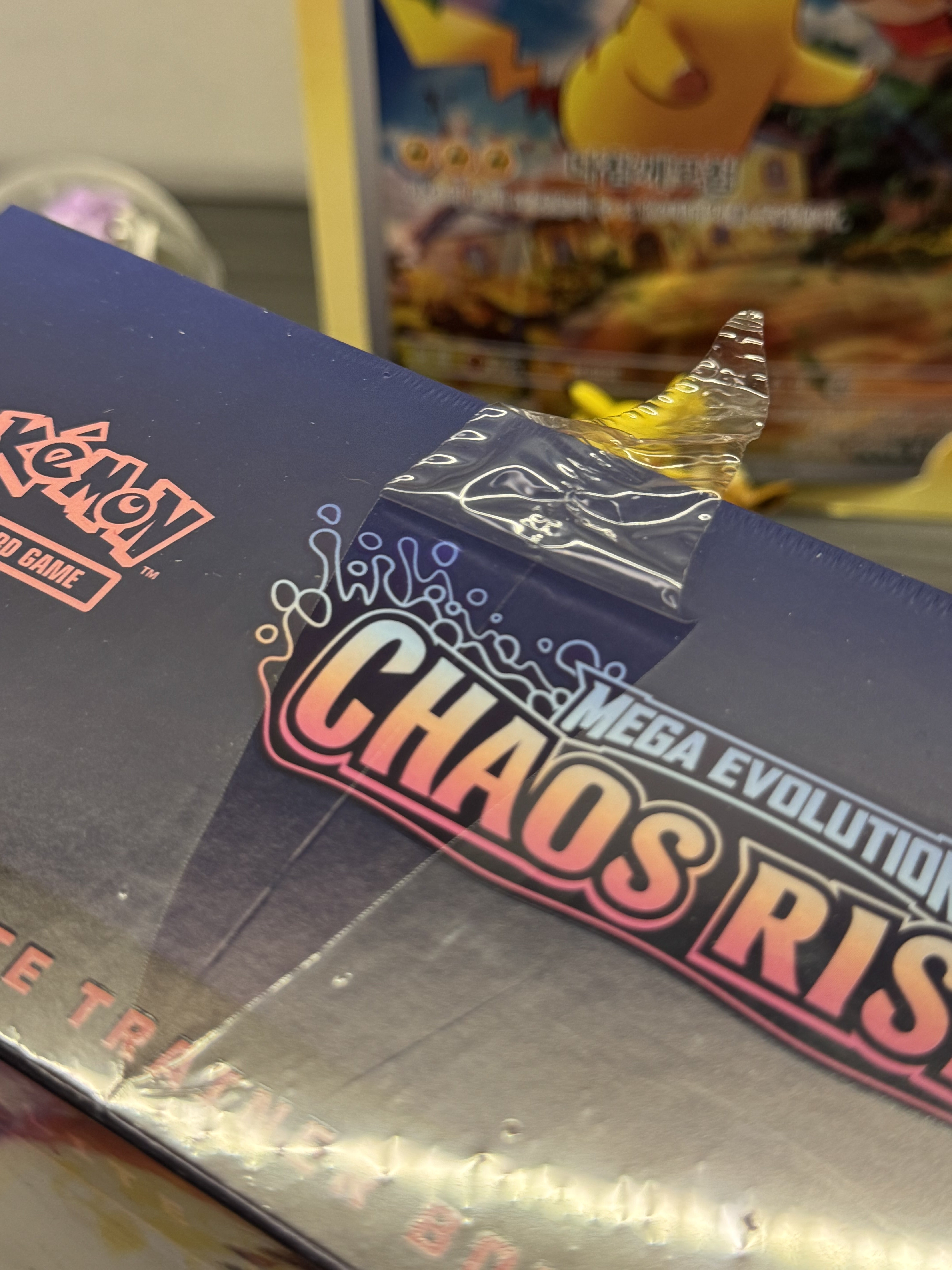 Pokémon TCG: Chaos Rising Elite Trainer Box – Factory Sealed (0.5-2 inch Seal Tear Damage)