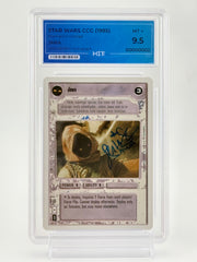 STAR WARS CCG (1995) Premiere Unlimited JAWA LEILANI SHIU Autograph