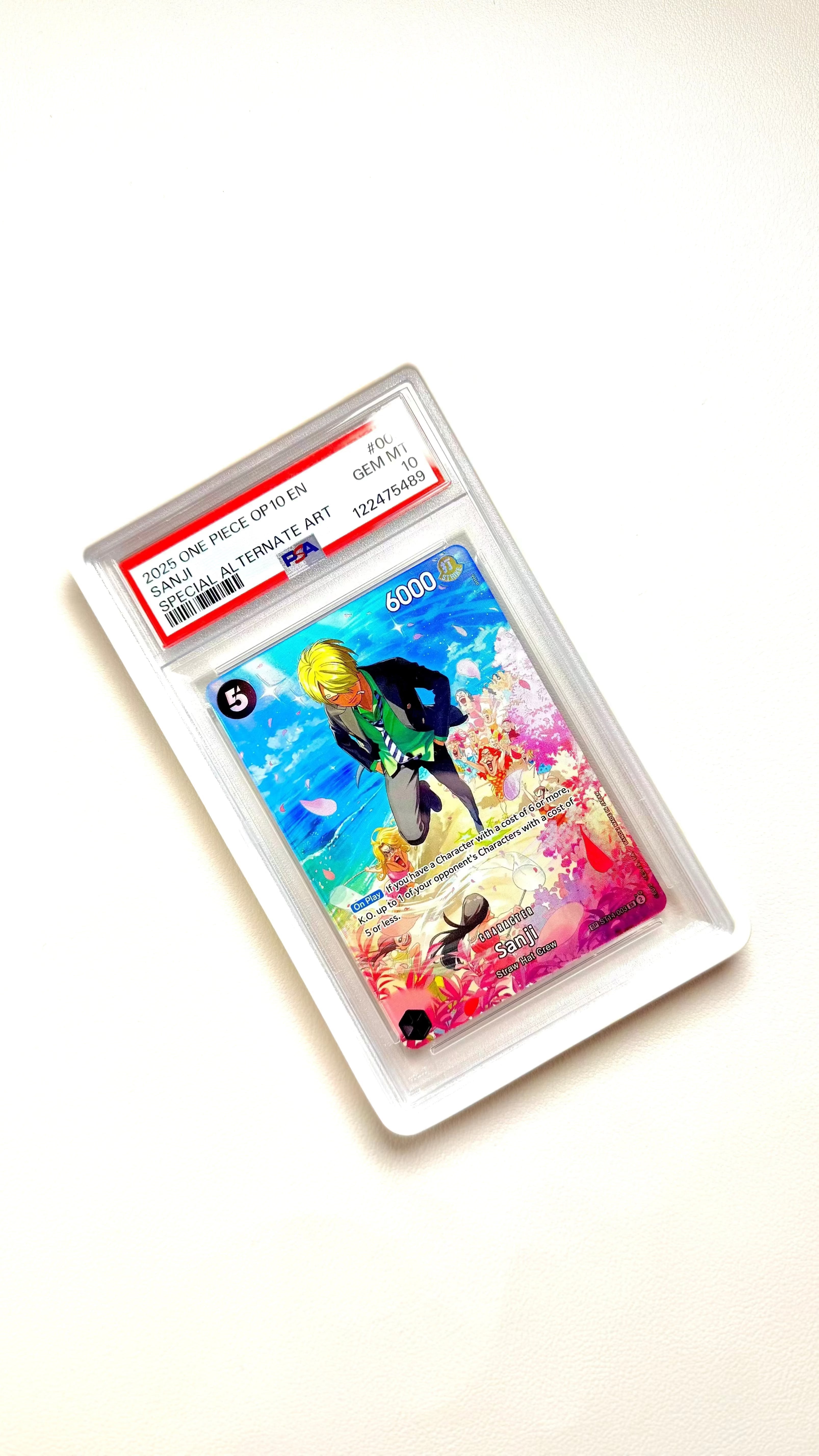 PSA 10 - One Piece - Sanji (SP) - OP10