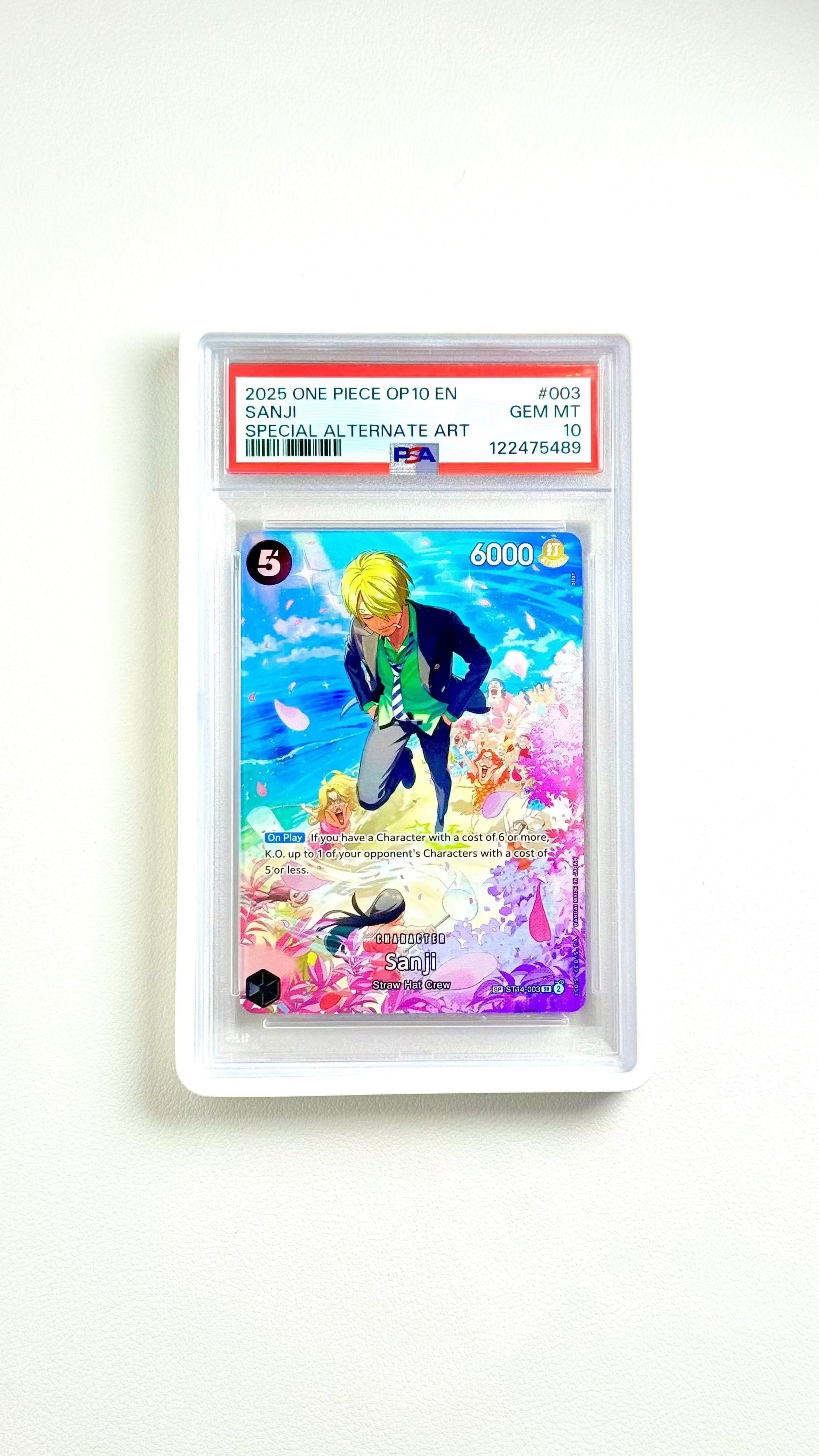 PSA 10 - One Piece - Sanji (SP) - OP10
