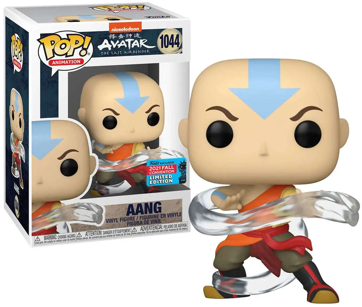 Avatar The Last Airbender Aang 2021 Fall Convention Funko Pop Animation #1044