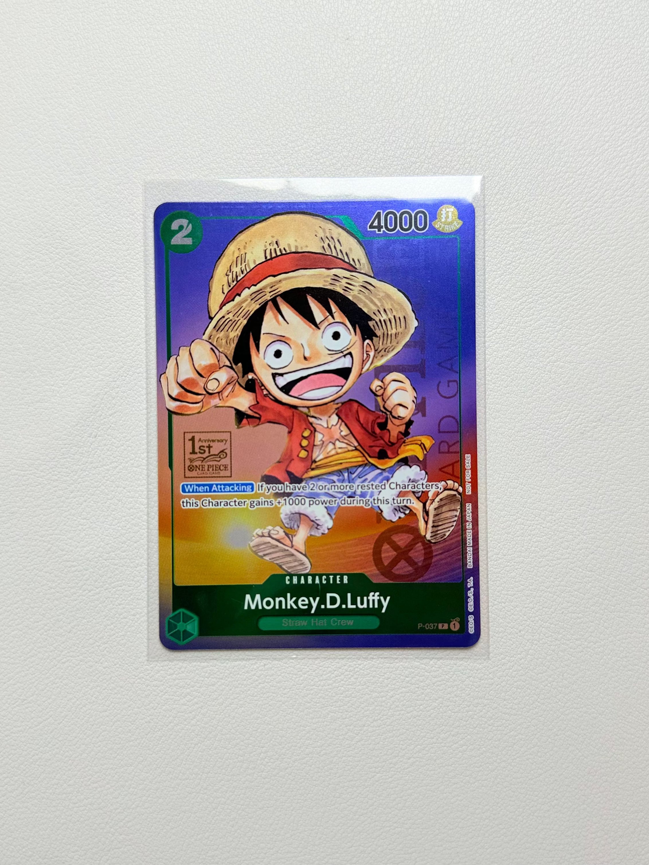 One Piece - Monkey.D.Luffy (037) (1st Anniversary Tournament)