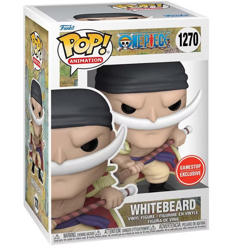 Funko Pop!  Whitebeard - GameStop (Exclusive) #1270 W/PROTECTOR