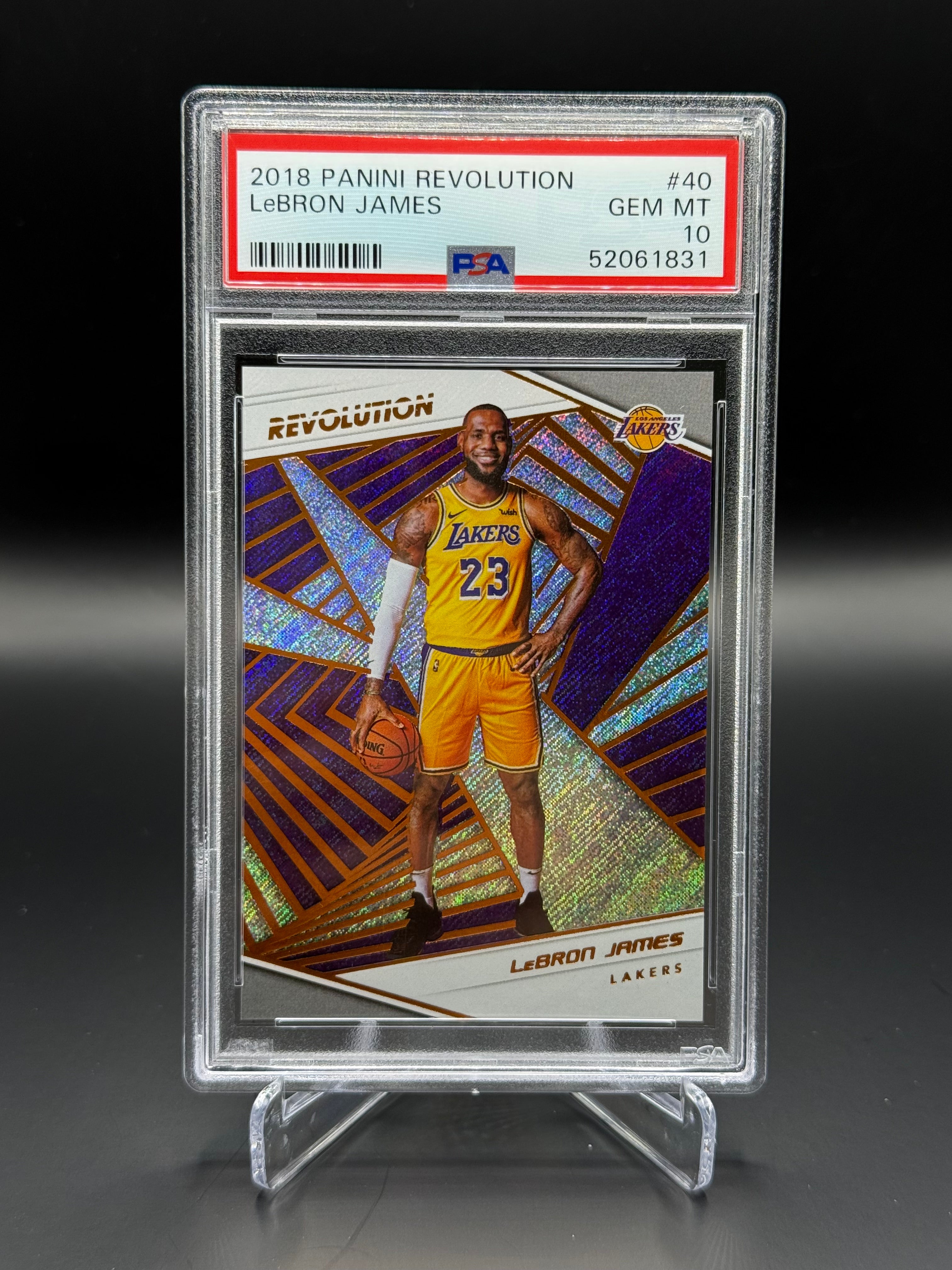 PSA 10 2018 Panini Revolution LeBron James