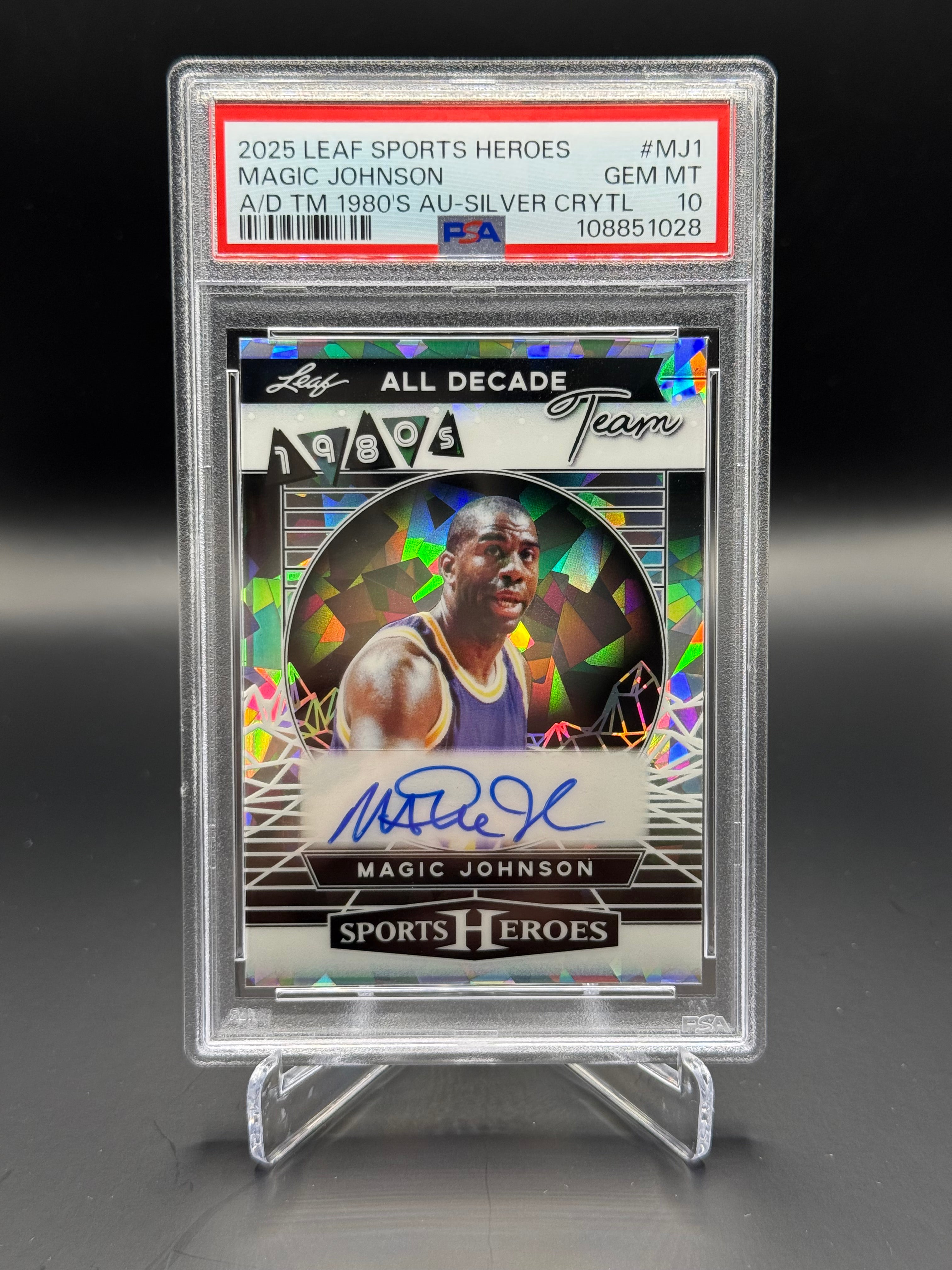PSA 10 2025 Leaf Metal Sports Heroes Magic Johnson /25