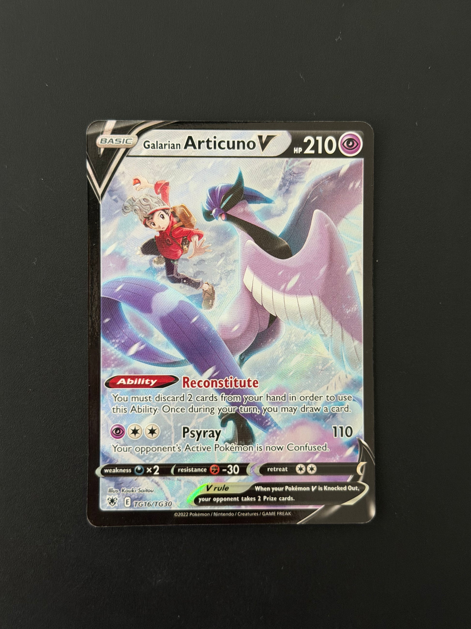 Galarian Articuno V Astral Radiance Trainer Gallery TG16/TG30 – MYNTED