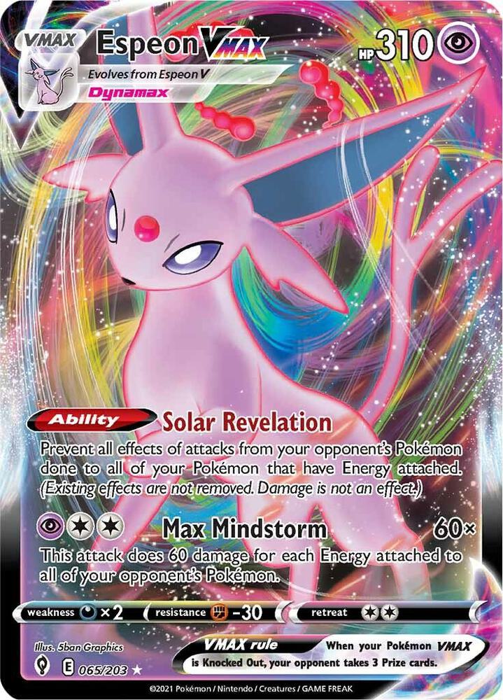 Espeon VMAX Evolving Skies 065/203