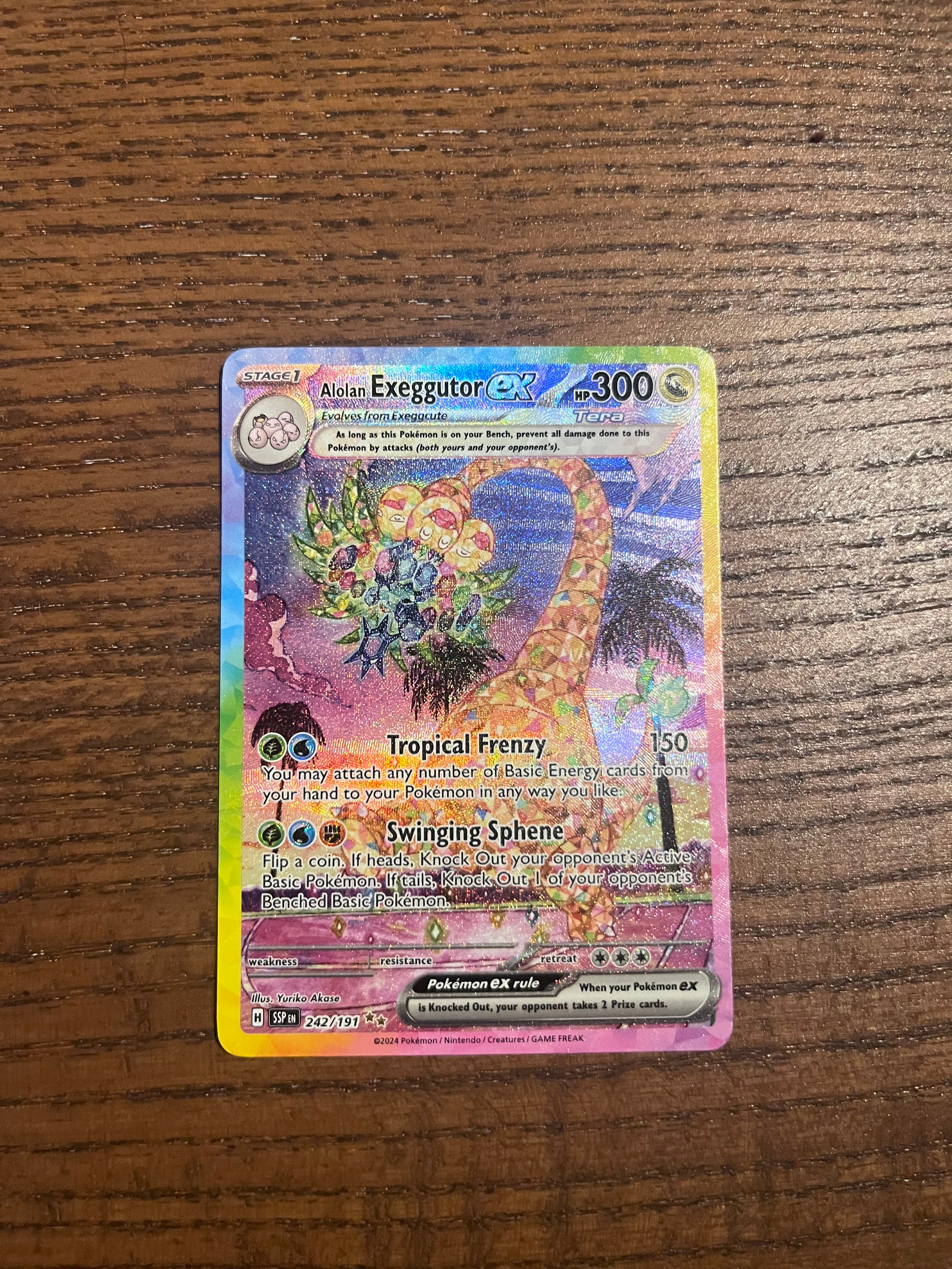 Alolan Exeggutor ex - 242/191 - SV08: Surging Sparks (SSP)