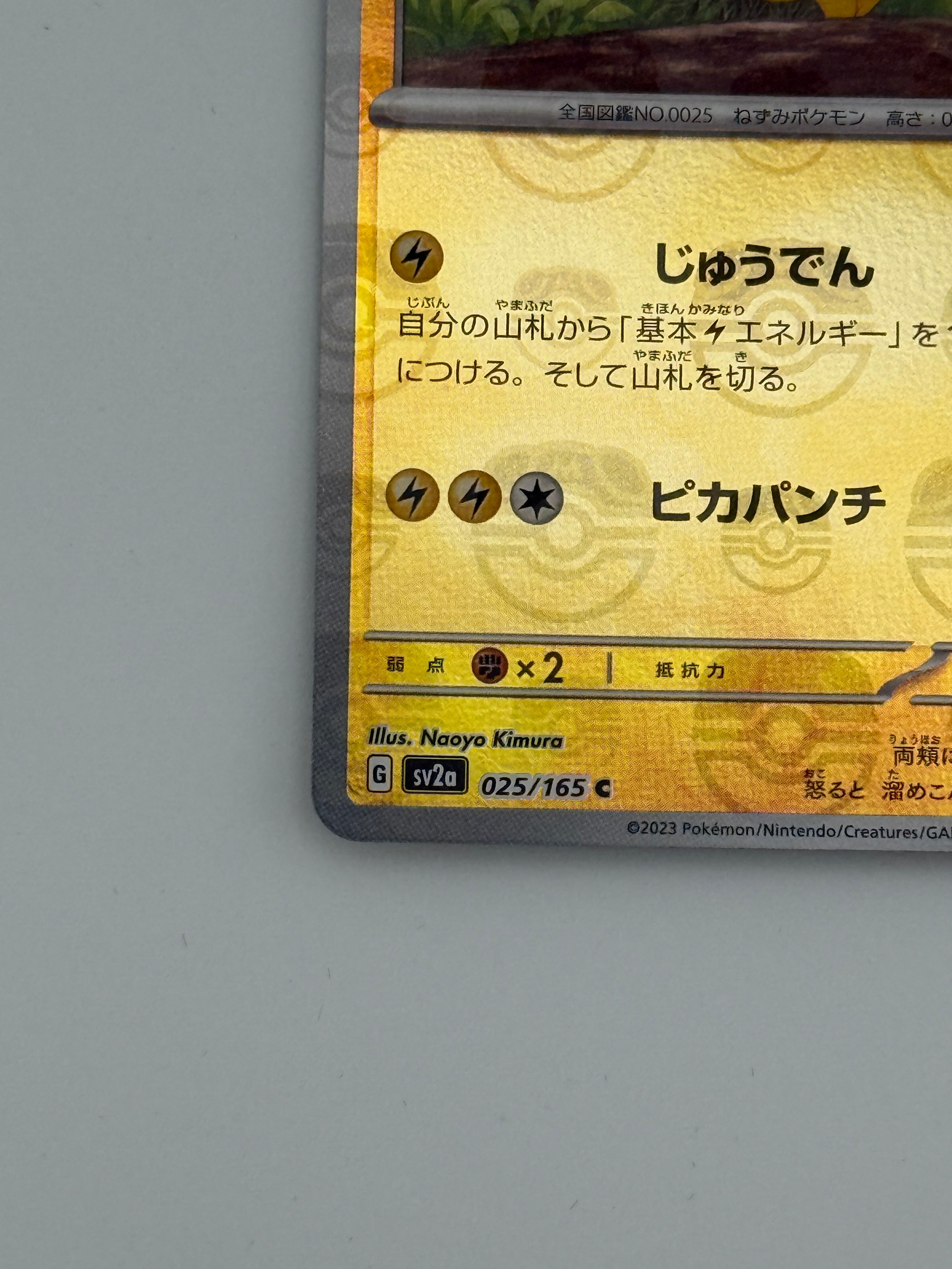 Pokémon Pikachu #025 Master Ball Holo (Japanese)