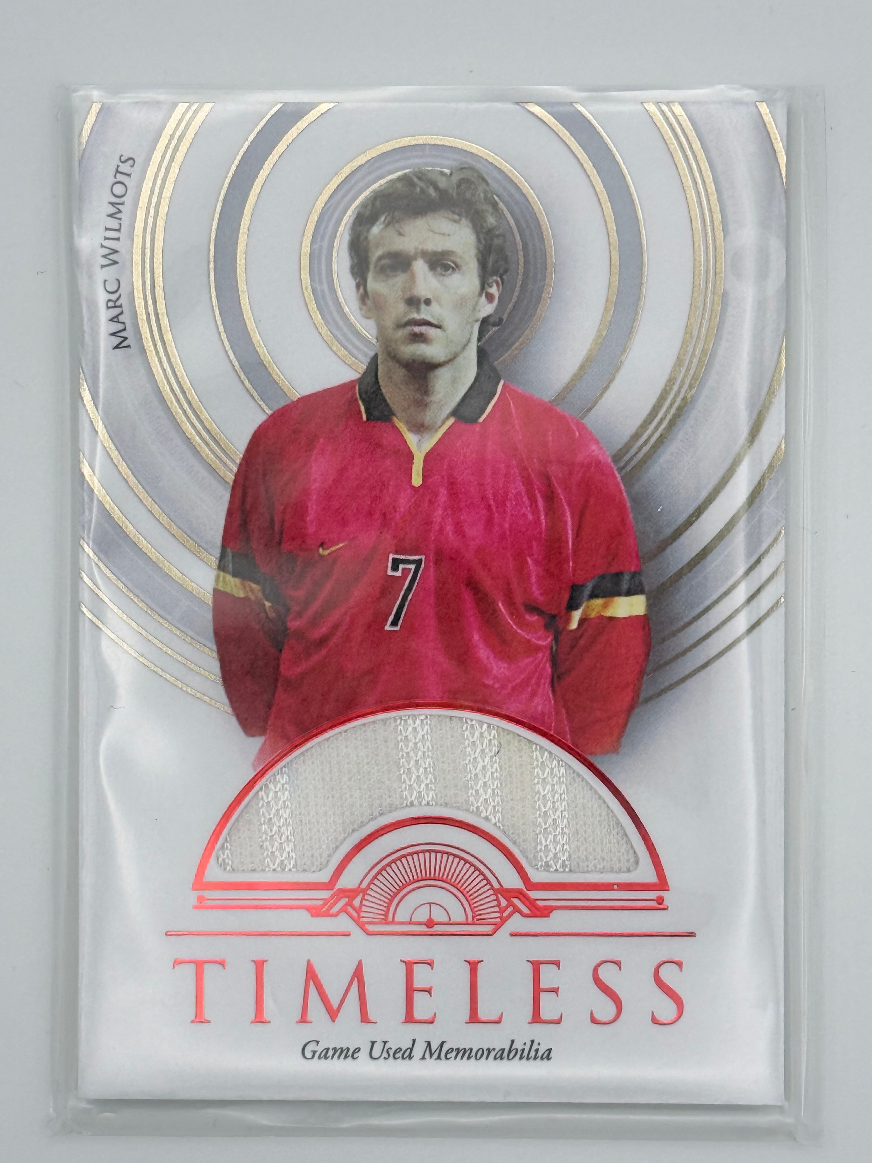 TIMELESS - MARC WILMOTS - GAME WORN PATCH - 01/04 - FUTERA UNIQUE WORLD FOOTBALL 2024