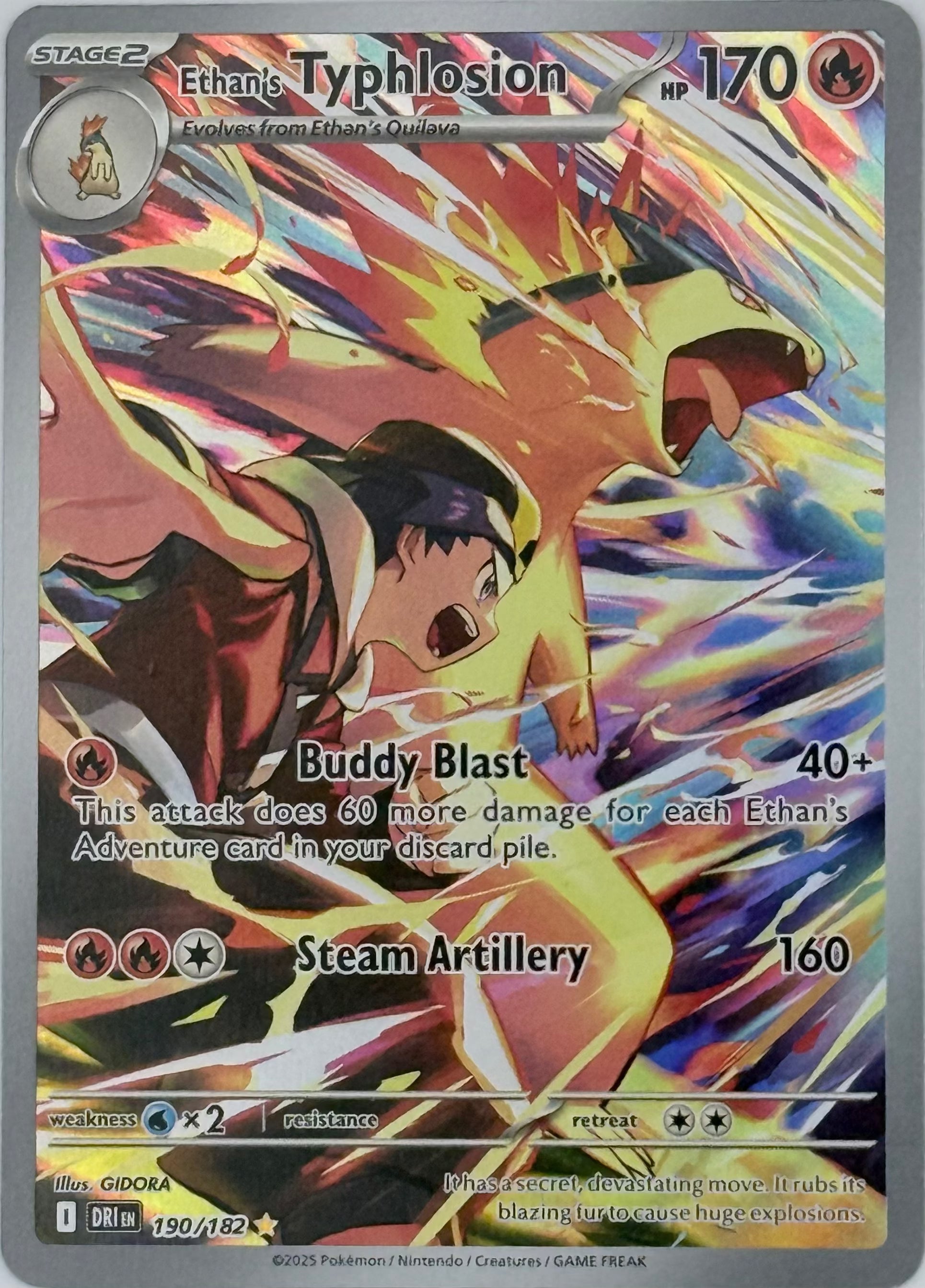 Ethan's Typhlosion - 190/182 - SV10: Destined Rivals (DRI) - (2)