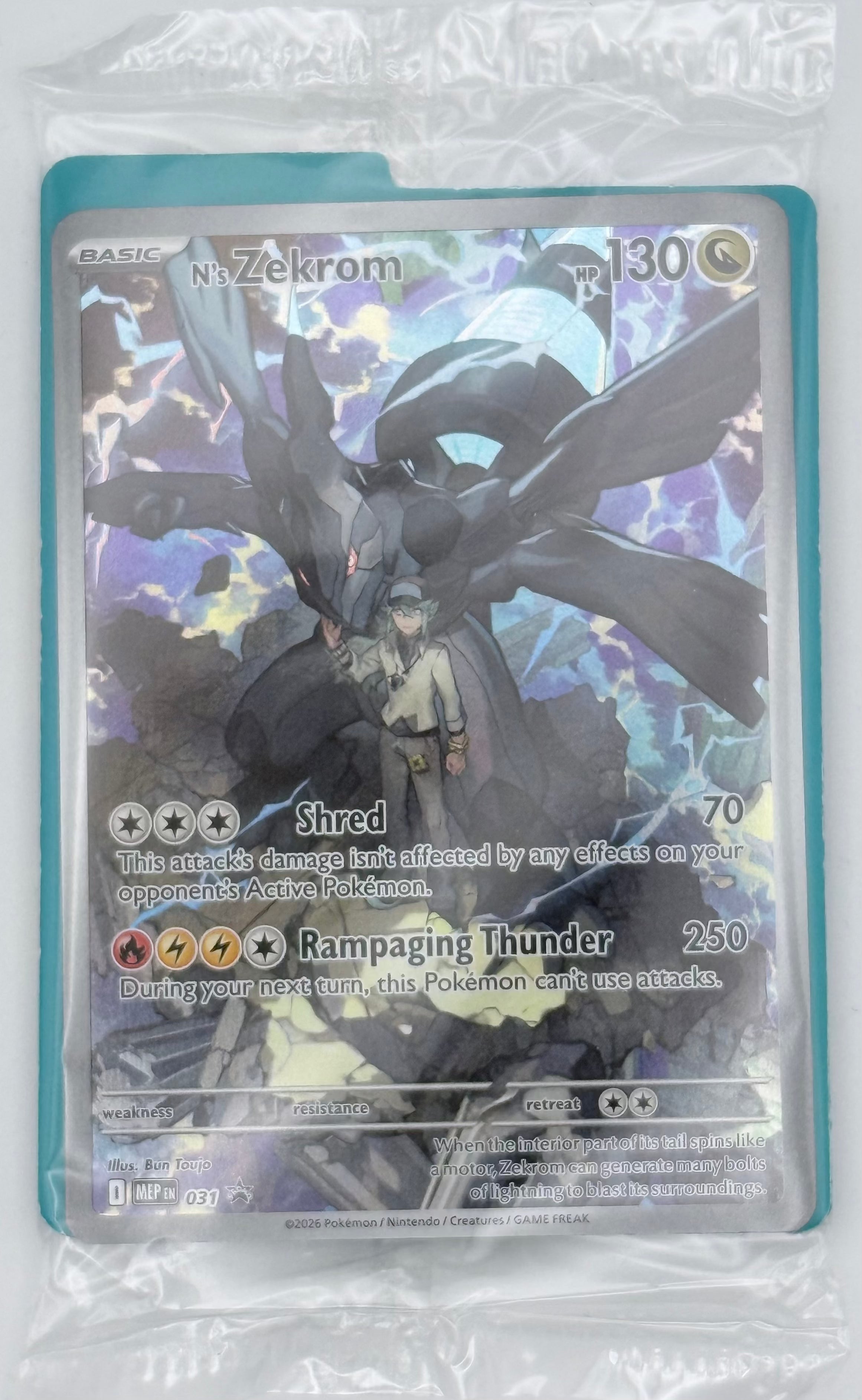 N's Zekrom - 031 - ME: Mega Evolution Promo (MEP) - SEALED