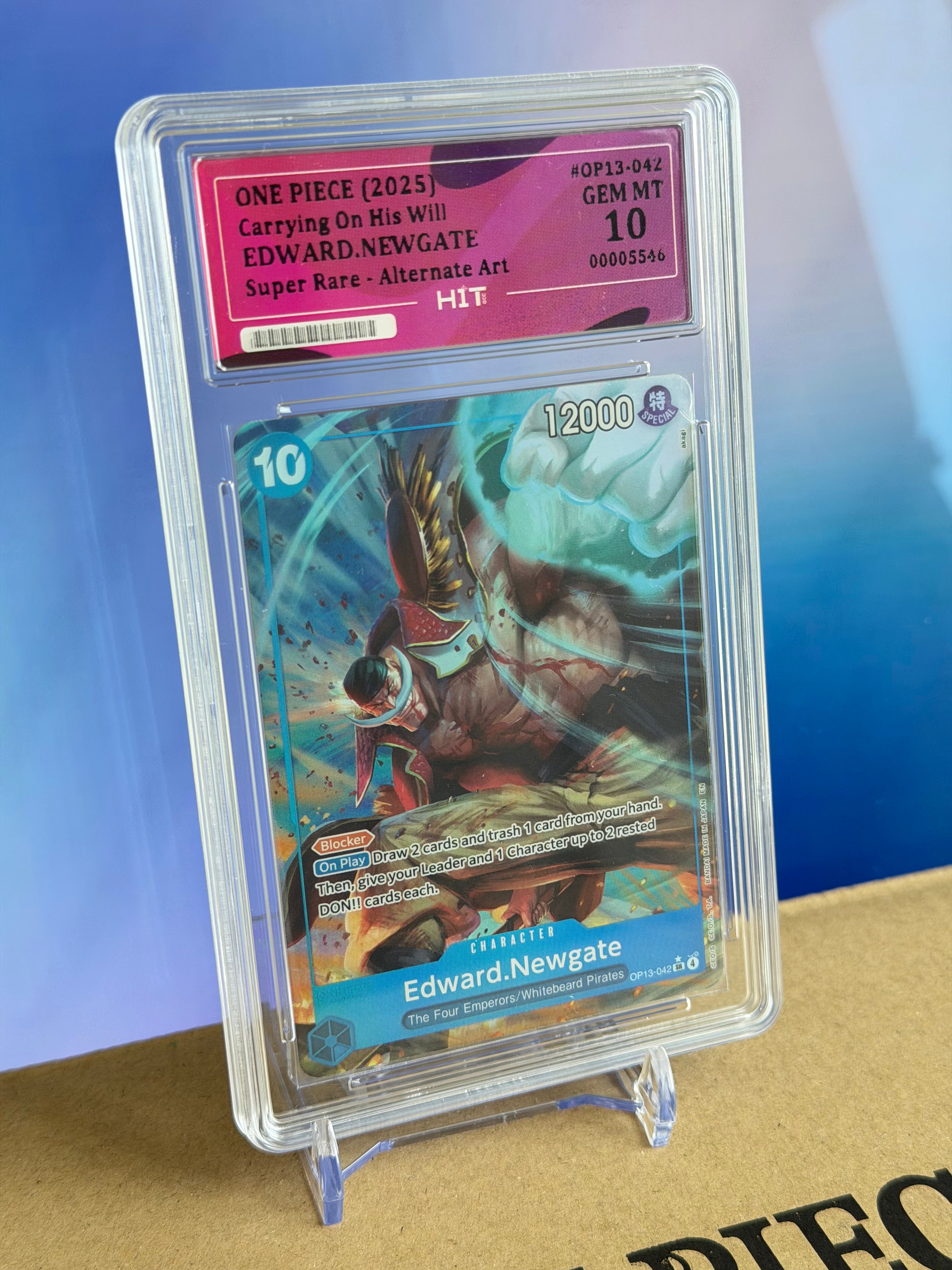 2025 One Piece OP13-042 Edward.Newgate Alternate Art - HIT 10