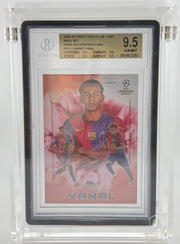 BGS 9 2024-25 FINEST UEFA CLUB COMP ROSE GOLD REFRACTORS #SK3 LAMINE YAMAL 57/75