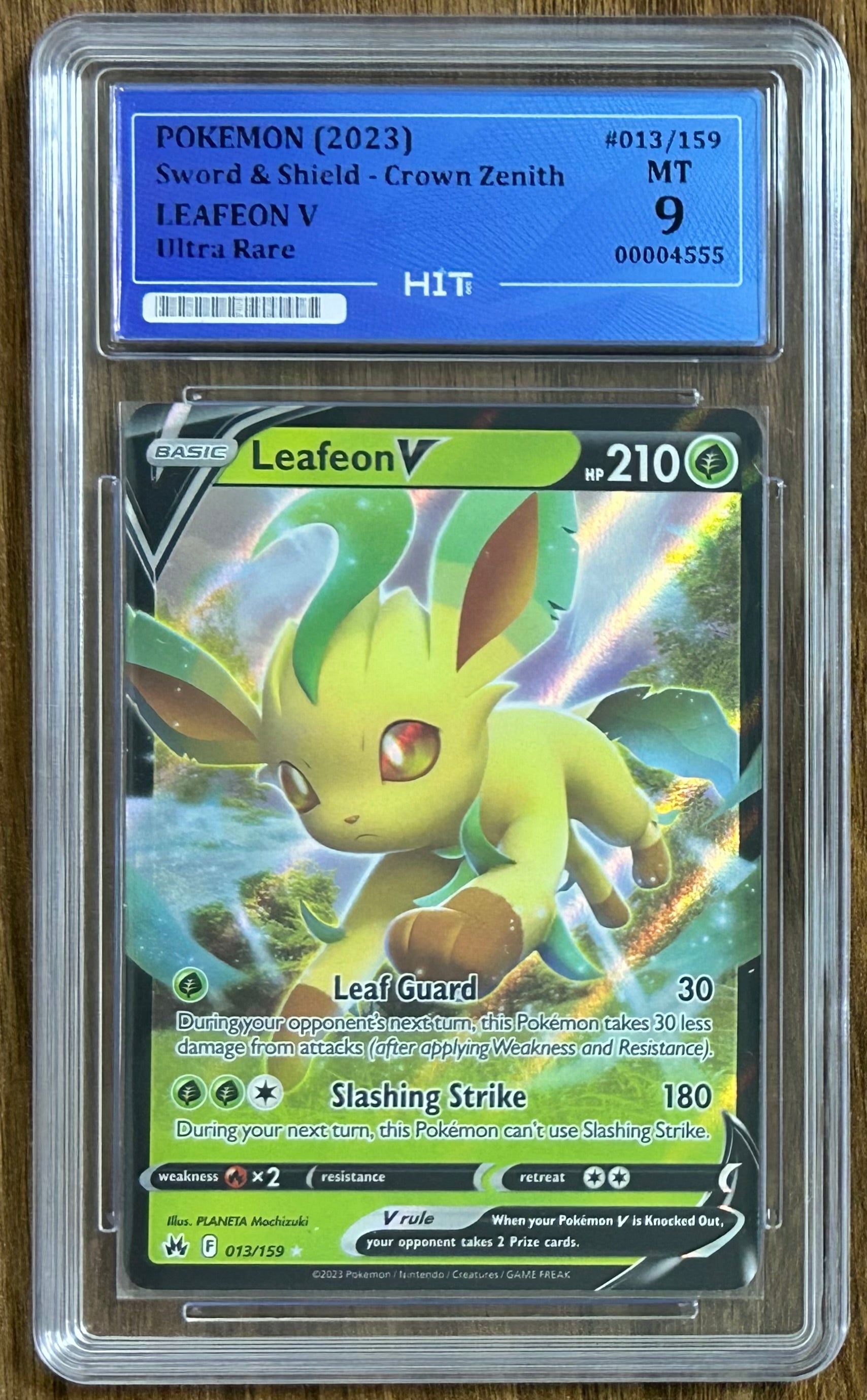 2023 LEAFEON V - Ultra Rare #013/159 (HIT Grade 9)
