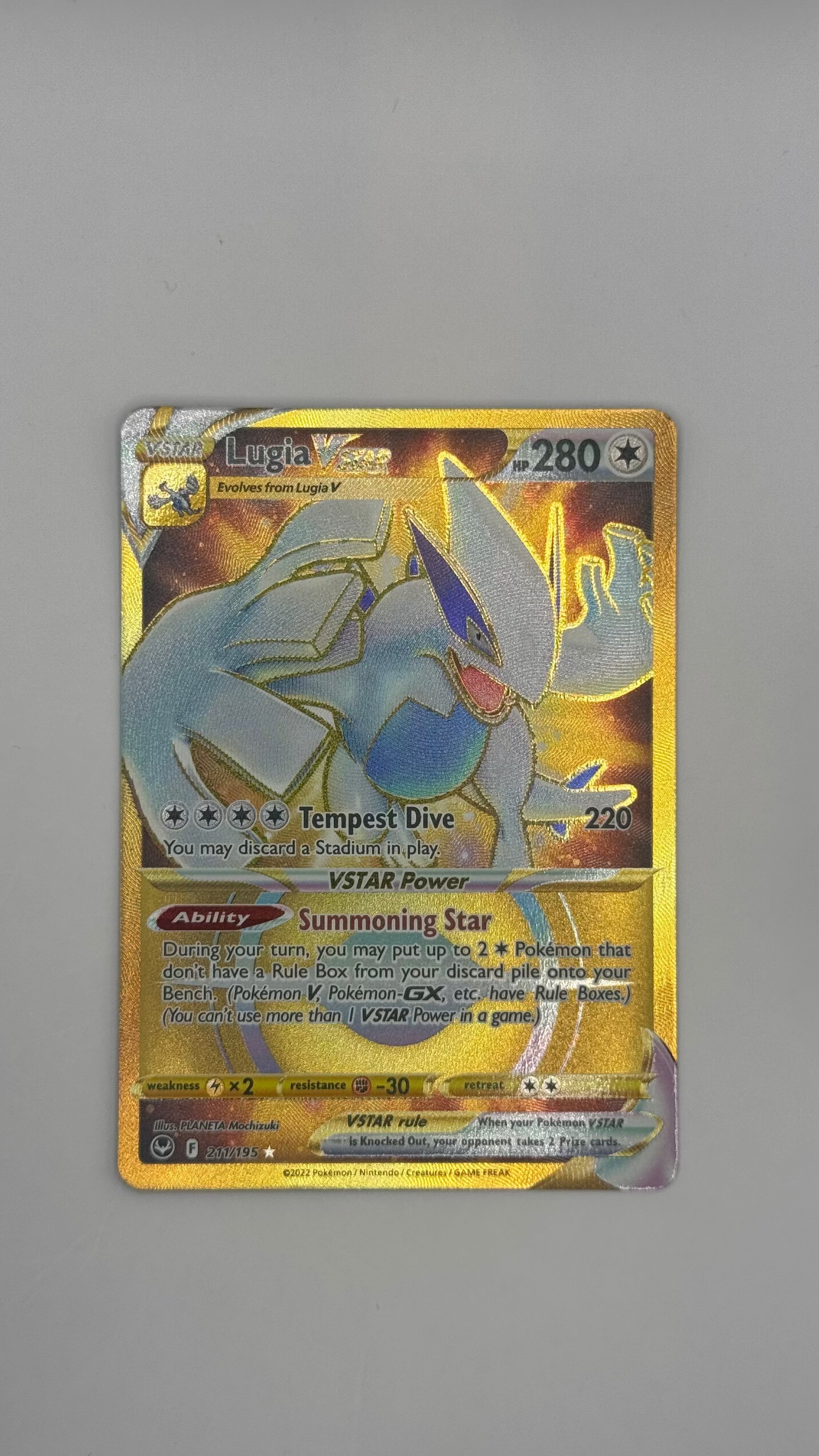 211/195 Lugia VStar - Silver Tempest