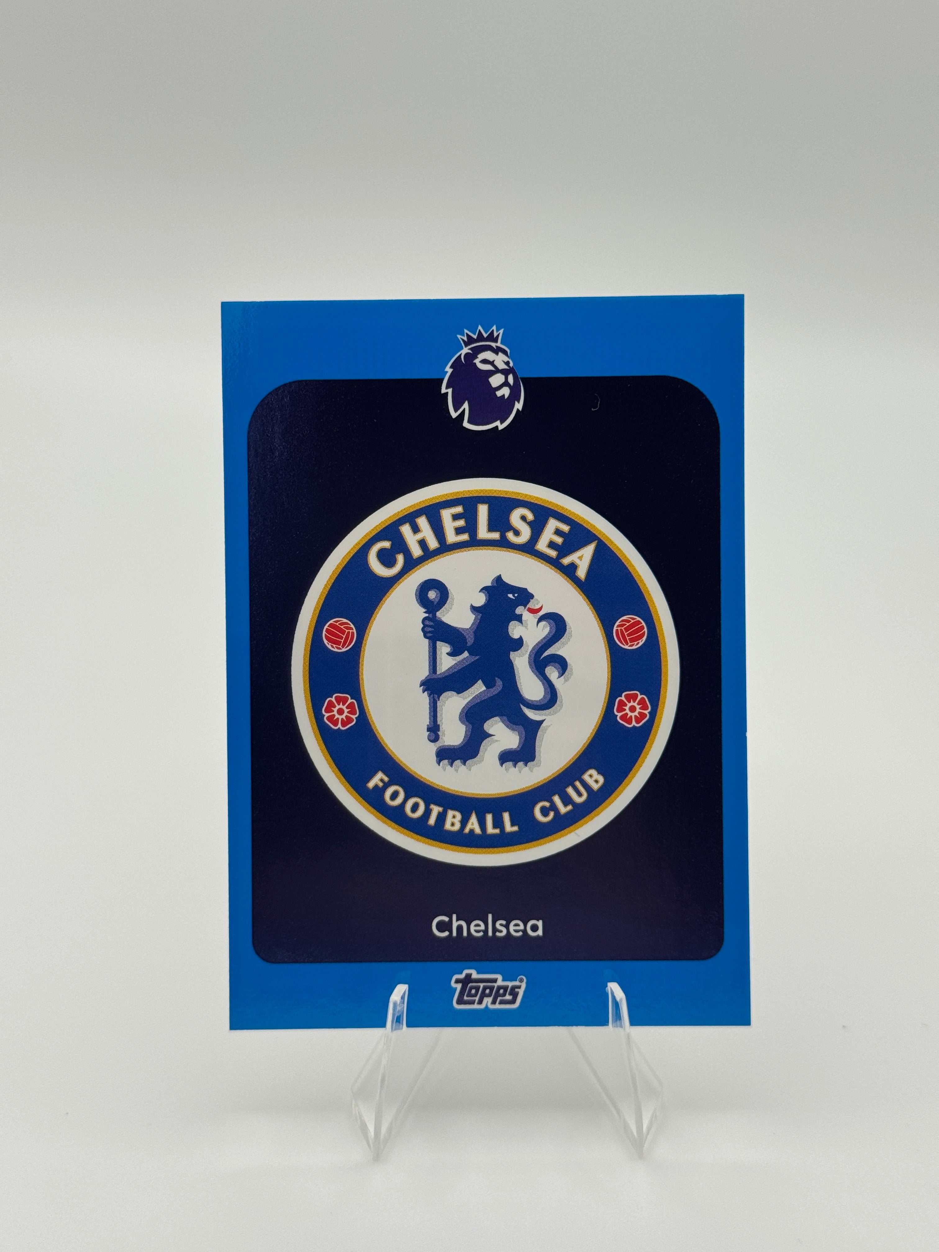 Chelsea FC - Crest - Blue Parallel - Topps Chrome Premier League