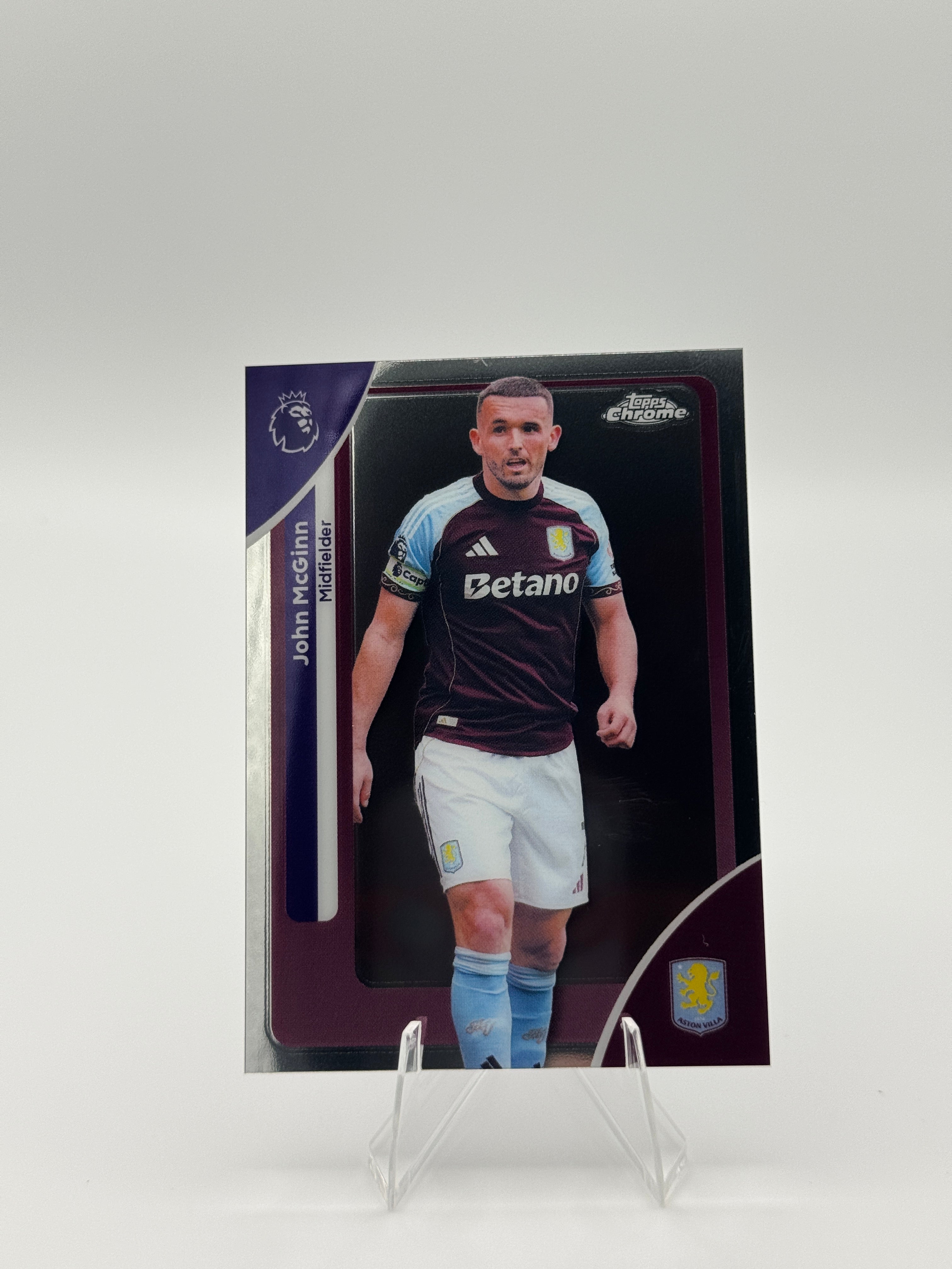 John McGinn - Aston Villa - Topp Chrome Premier League