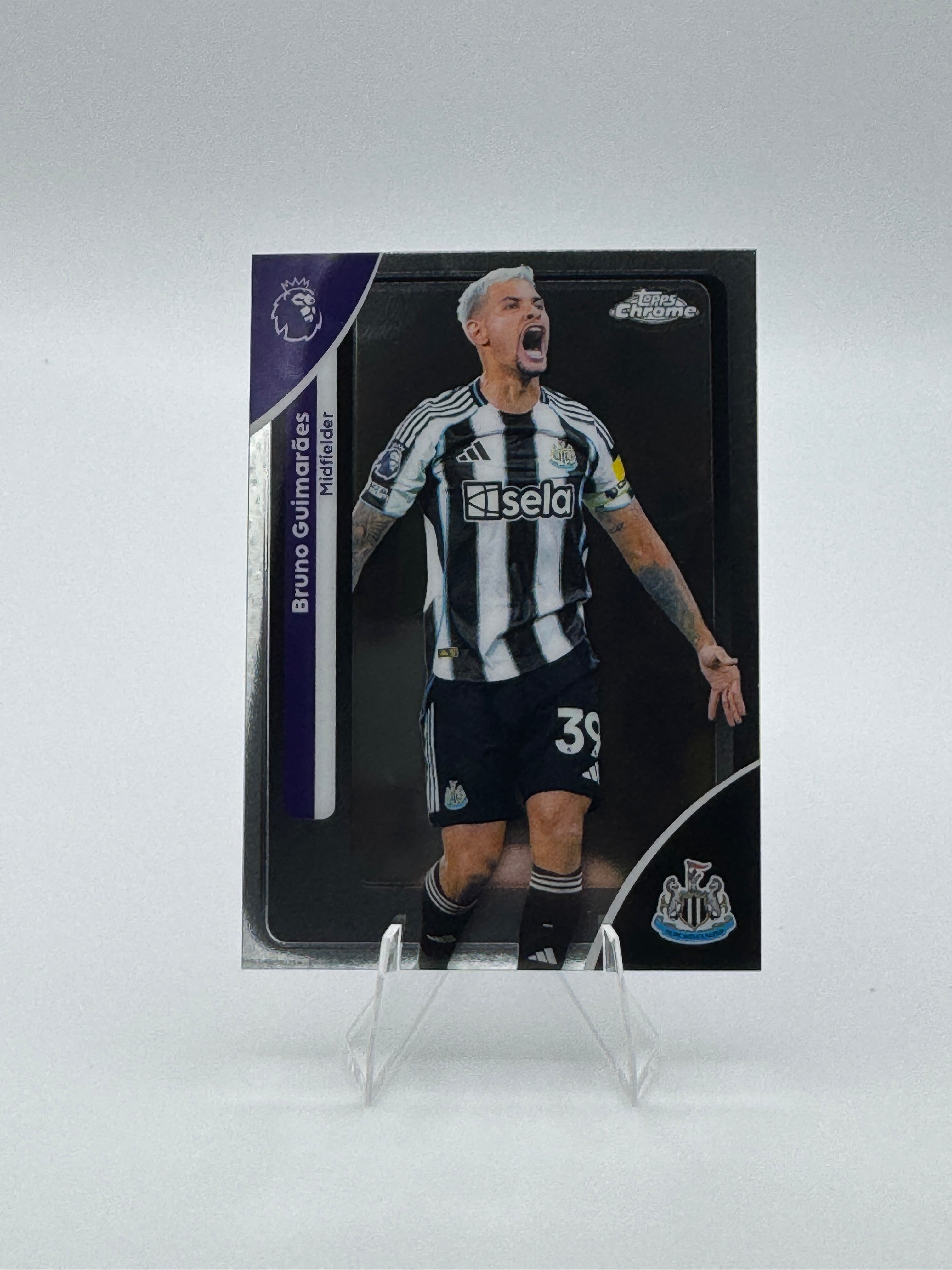 Bruno Guimaraes - Newcastle United - Topps Chrome Premier League