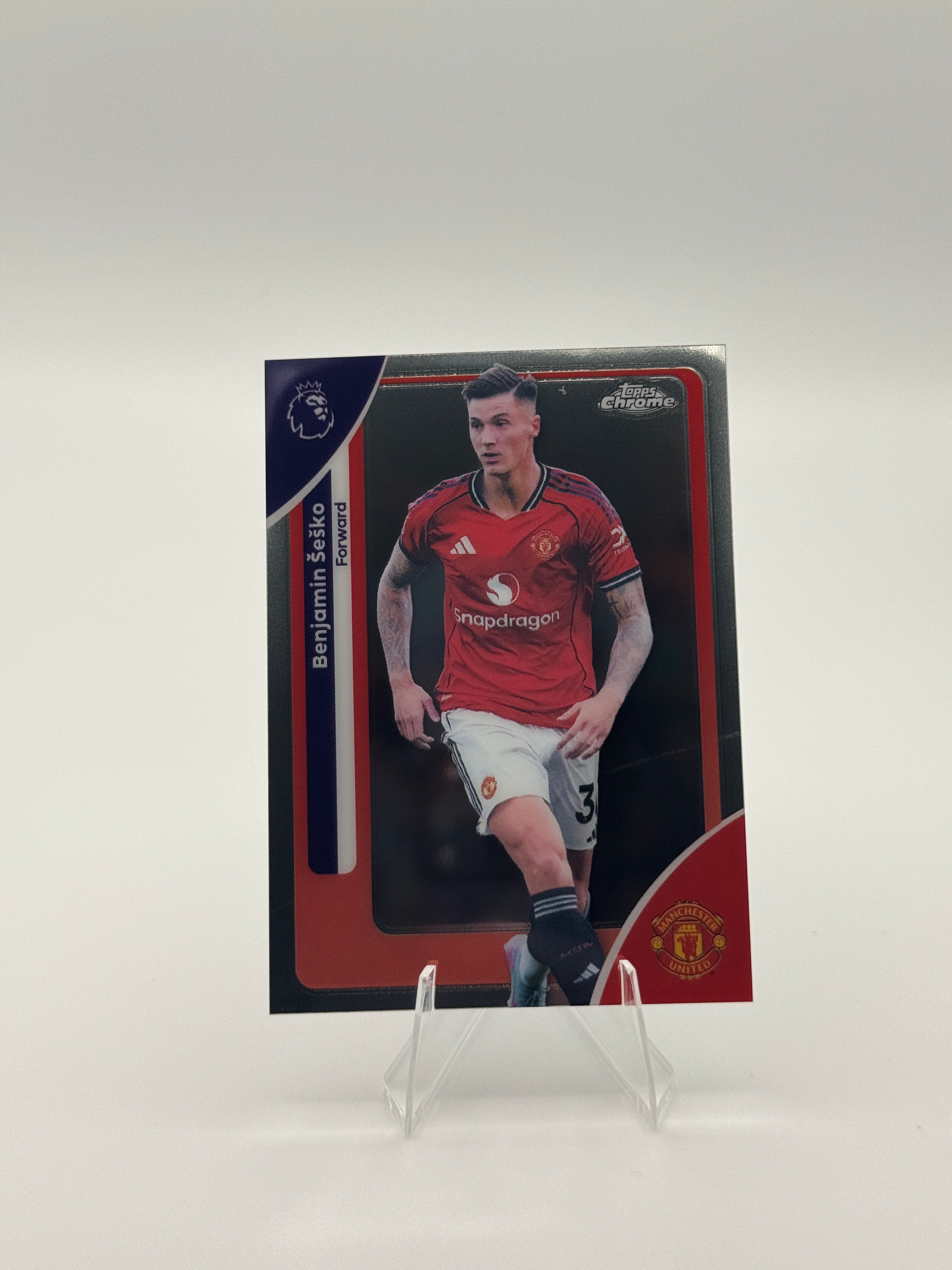 Sesko - Man United - Topps Chrome Premier League