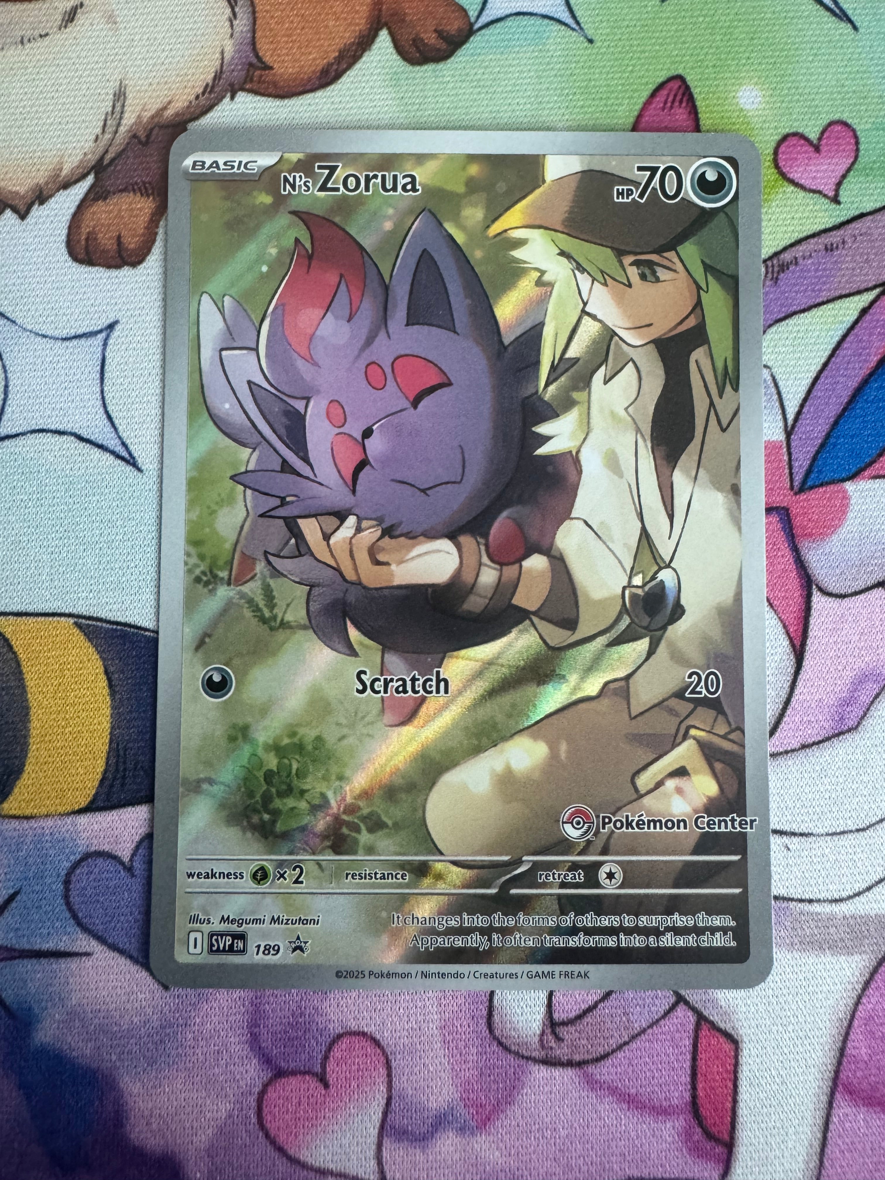N's Zorua - 189 Promo - Pokemon Center Exclusive