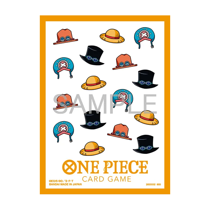 One Piece TCG: OFFICIAL CARD SLEEVES Hat Patterns