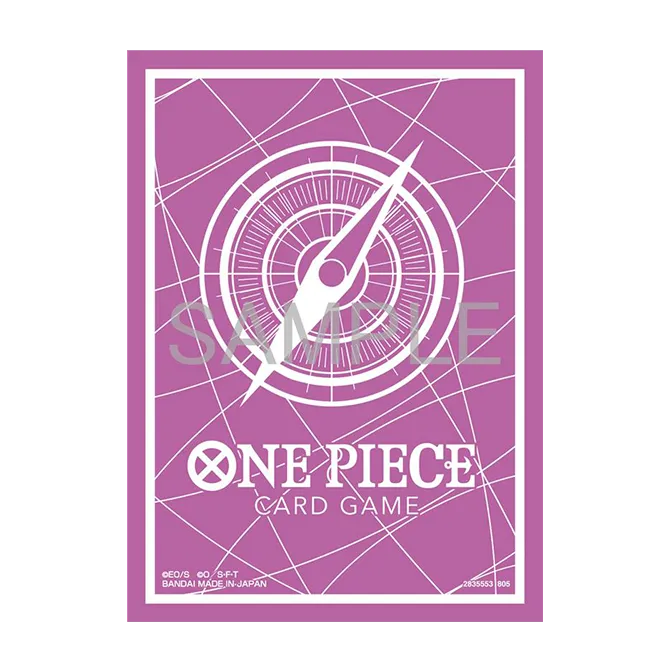 One Piece TCG: OFFICIAL CARD SLEEVES Standard Purple
