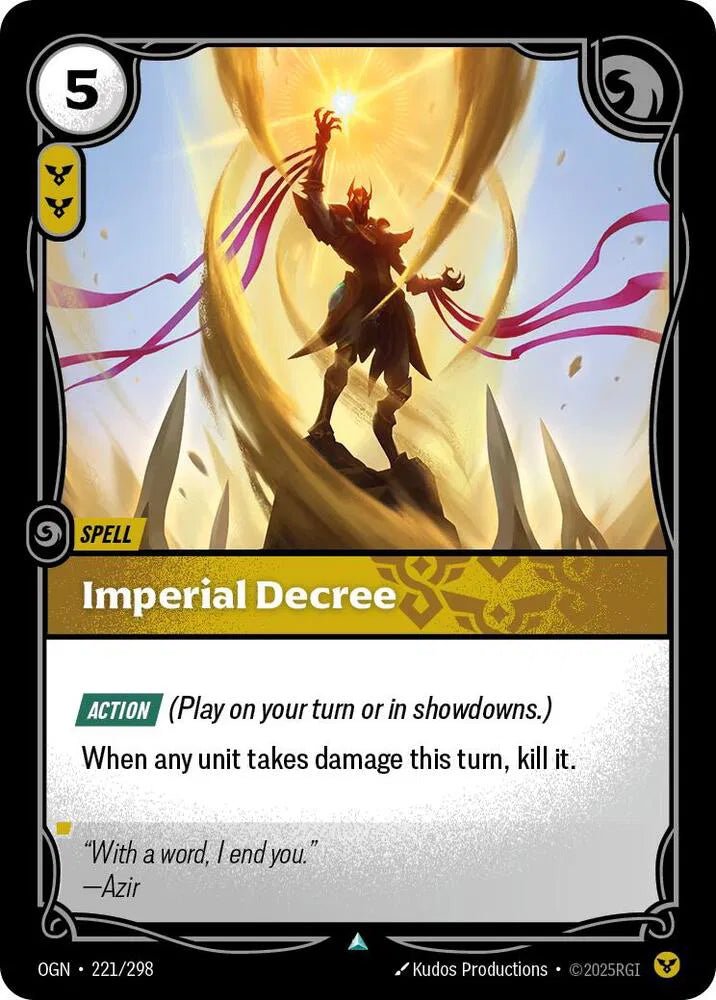 Imperial Decree 221/298 · Normal (Origins) by Mikeepulls on MYNTED