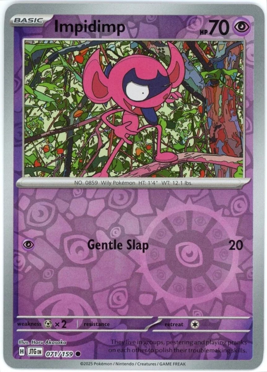 Impidimp [Reverse Holo] 71 Pokemon Journey Together by Moe‘s Vault on MYNTED