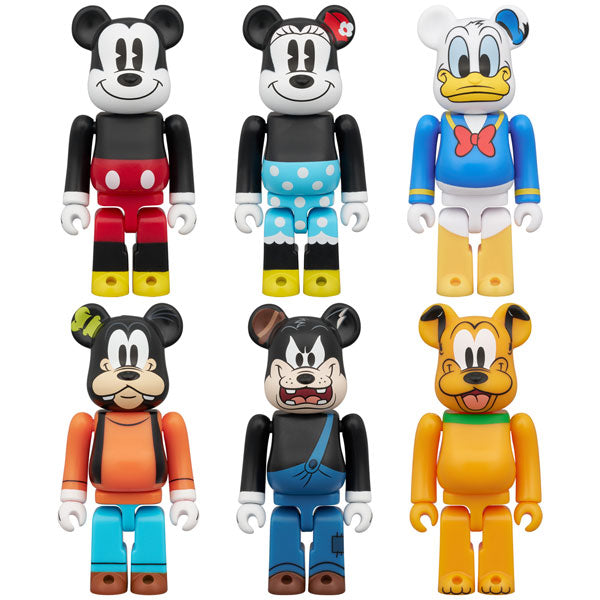 مجسم صندوق عشوائي BE@RBRICK أصدقاء ميكي ماوس | صندوق فردي عشوائي