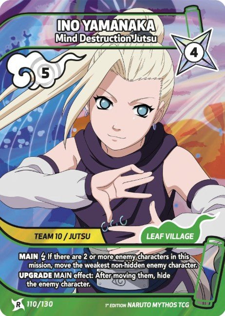 INO YAMANAKA 110/130 - R - Naruto Mythos by Shaibz TCG on MYNTED