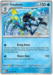 Inteleon 041/132 Uncommon | Mega Evolution by Worth the XP on MYNTED