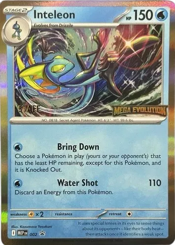 Inteleon [Staff] Mega Evolution Promos Promo 002 by Marnie’s TCG on MYNTED