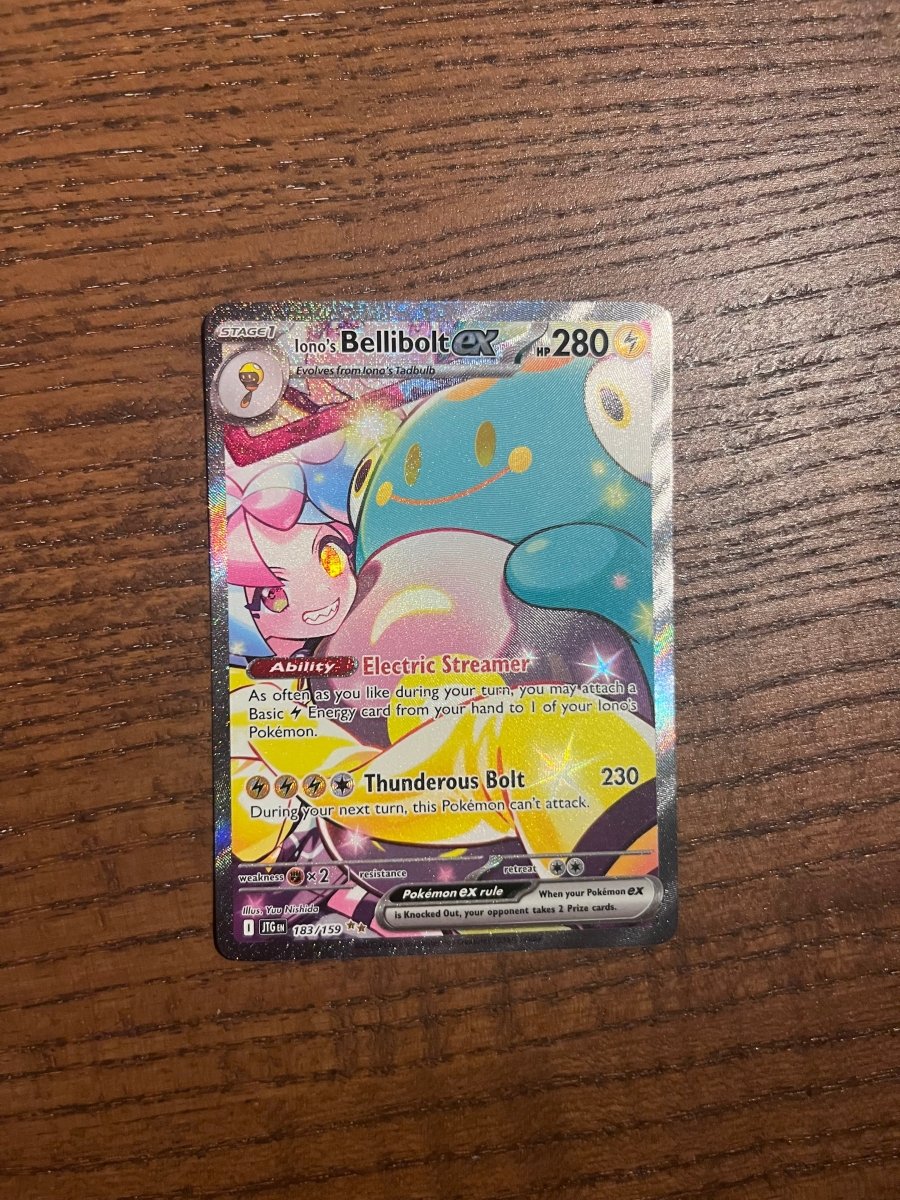 Iono's Bellibolt ex - 183/159 - SV09: Journey Together (JTG) by P0kellector on MYNTED